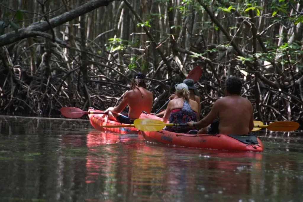 Canoeing in Melina Beach Front Bungalows