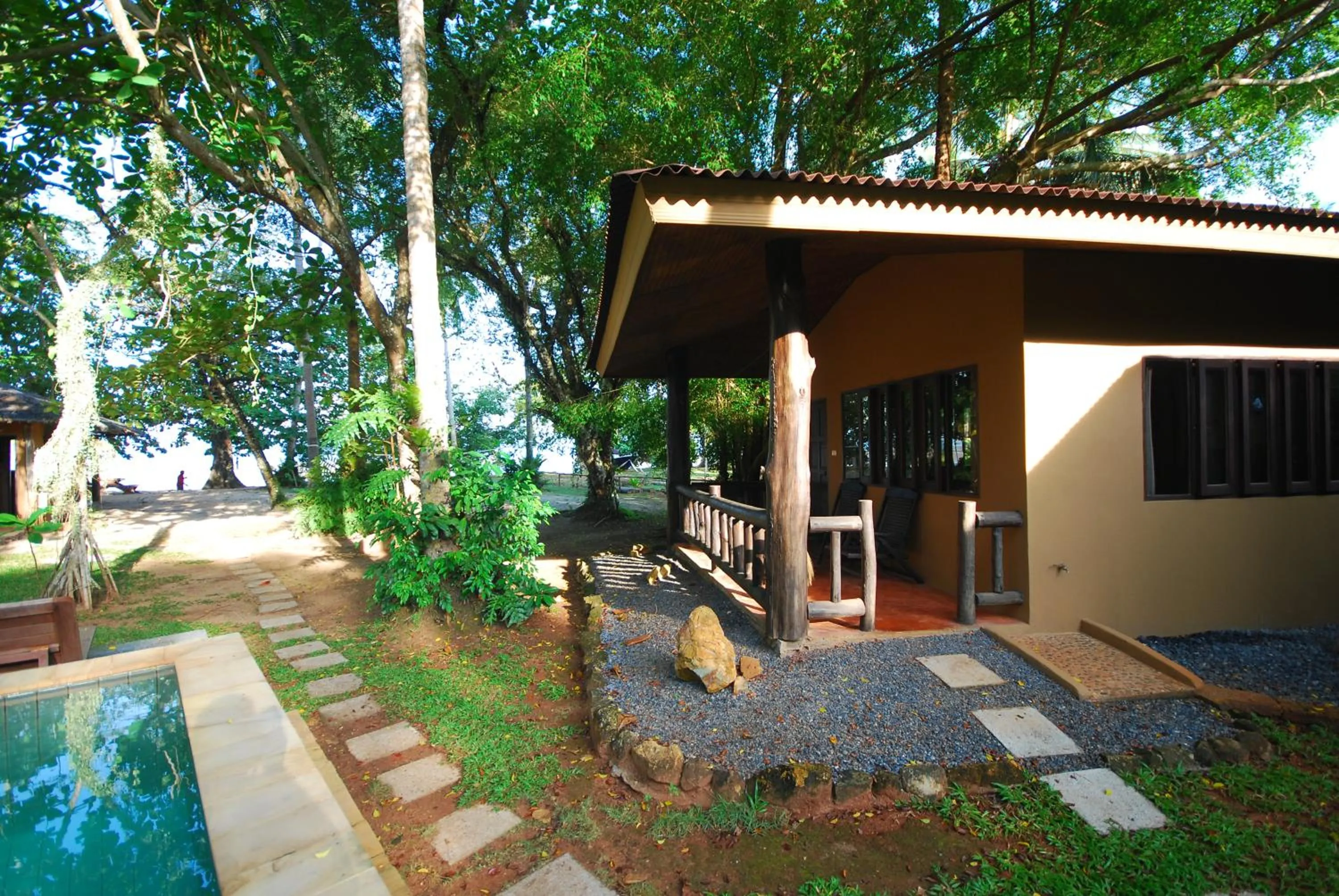 Balcony/Terrace in Melina Beach Front Bungalows