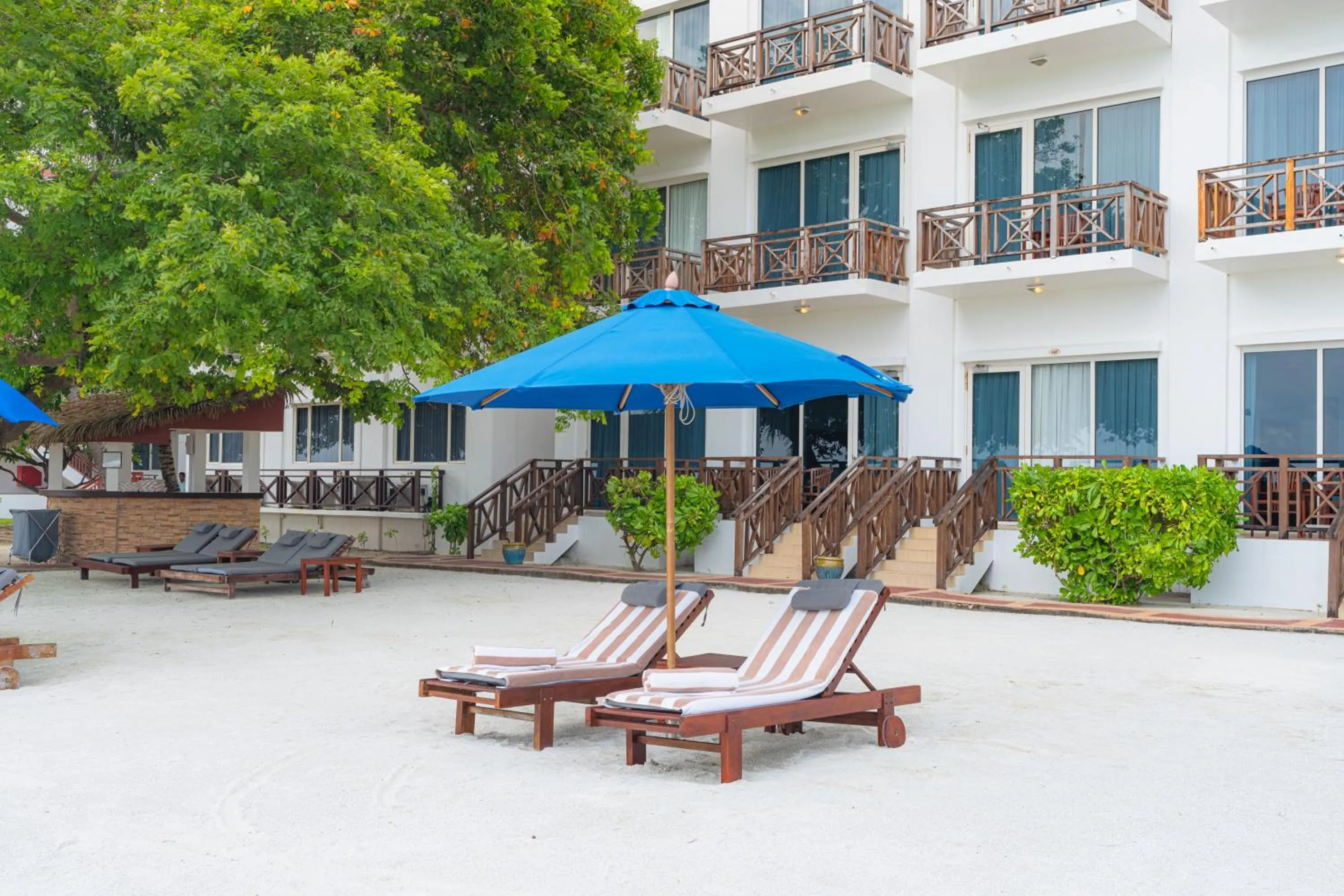 Property building in Hulhule Island Hotel- Private Beach Access & Airport Pick-up and Drop