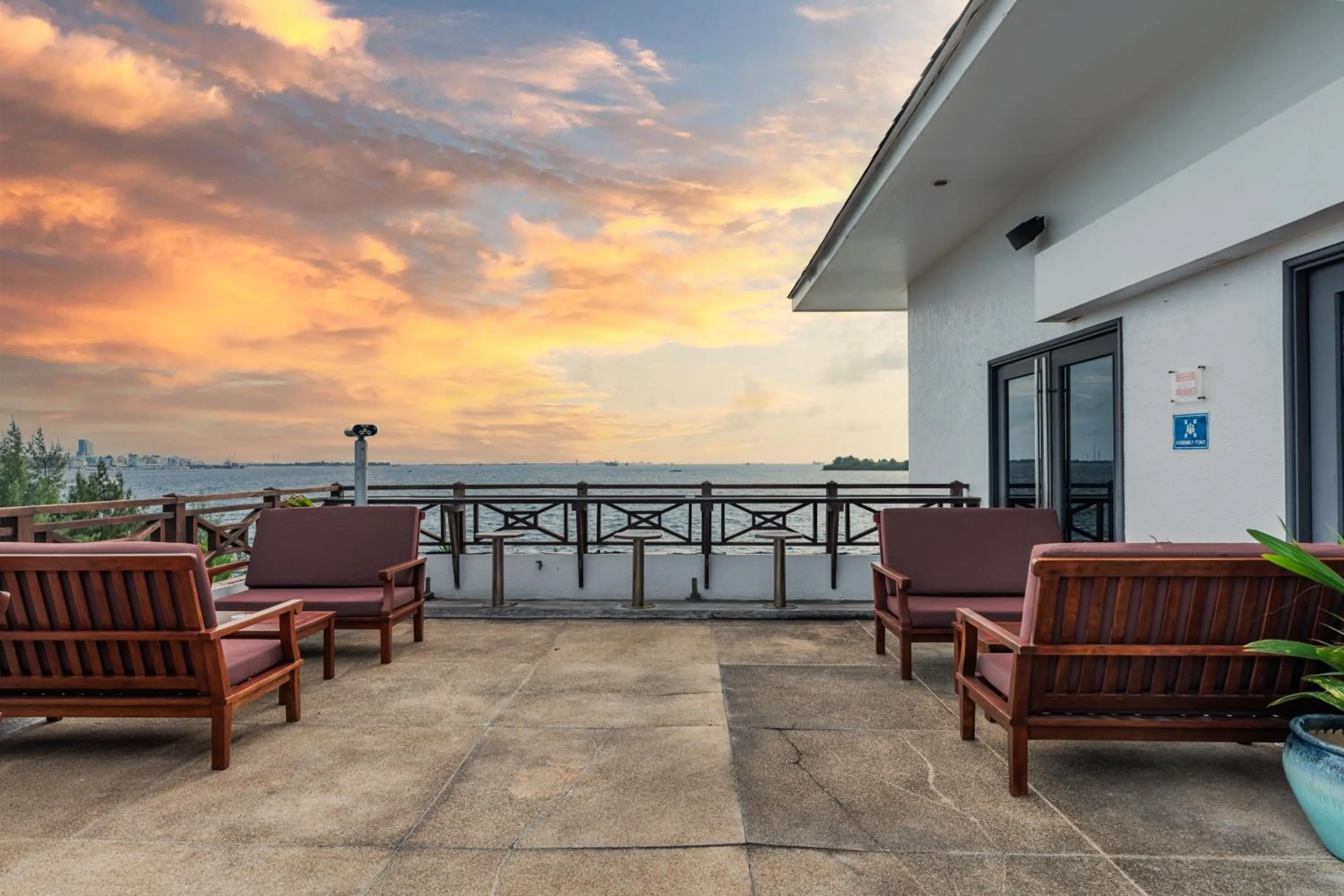 Property building in Hulhule Island Hotel- Private Beach Access & Airport Pick-up and Drop