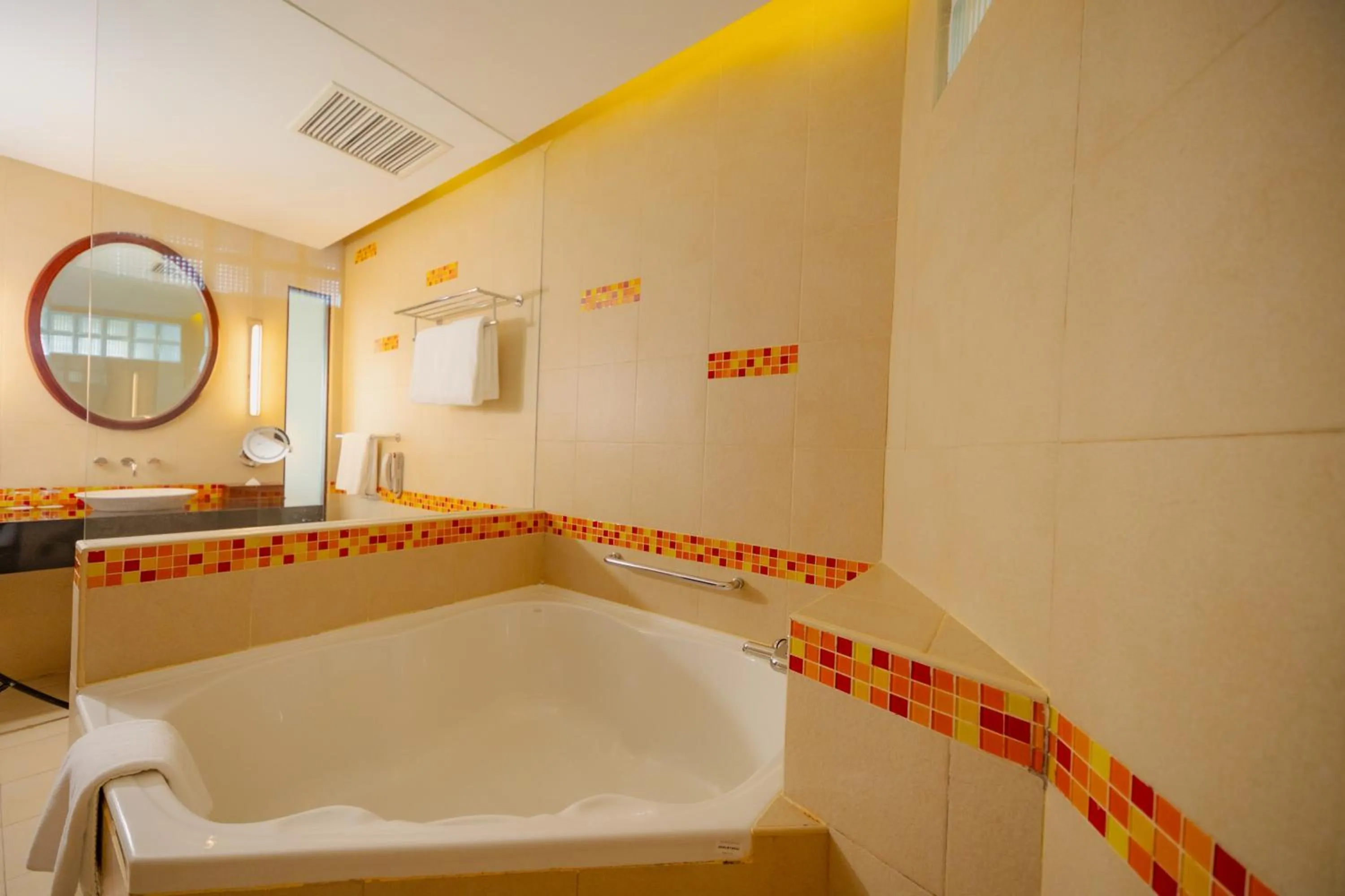 Bathroom in Hulhule Island Hotel- Private Beach Access & Airport Pick-up and Drop
