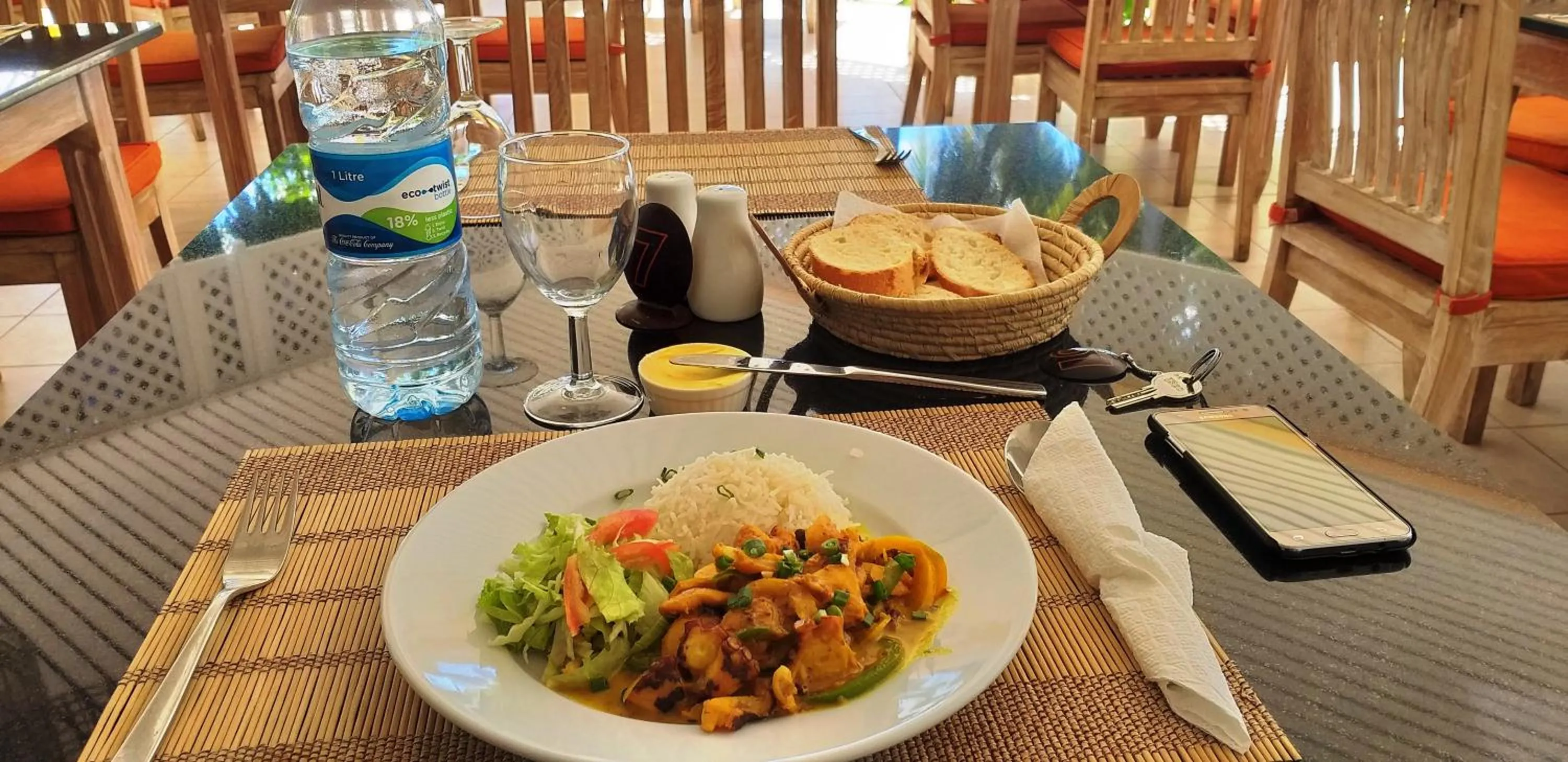 Food close-up in Cocotiers Hotel - Rodrigues