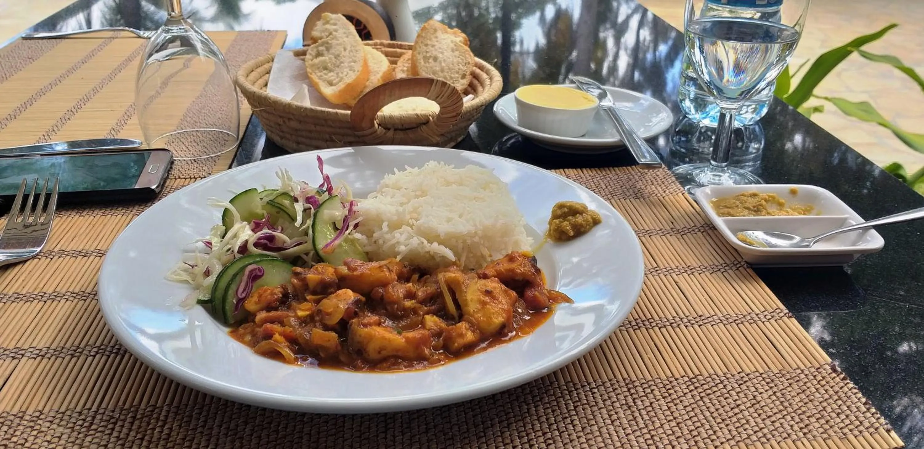 Food close-up in Cocotiers Hotel - Rodrigues