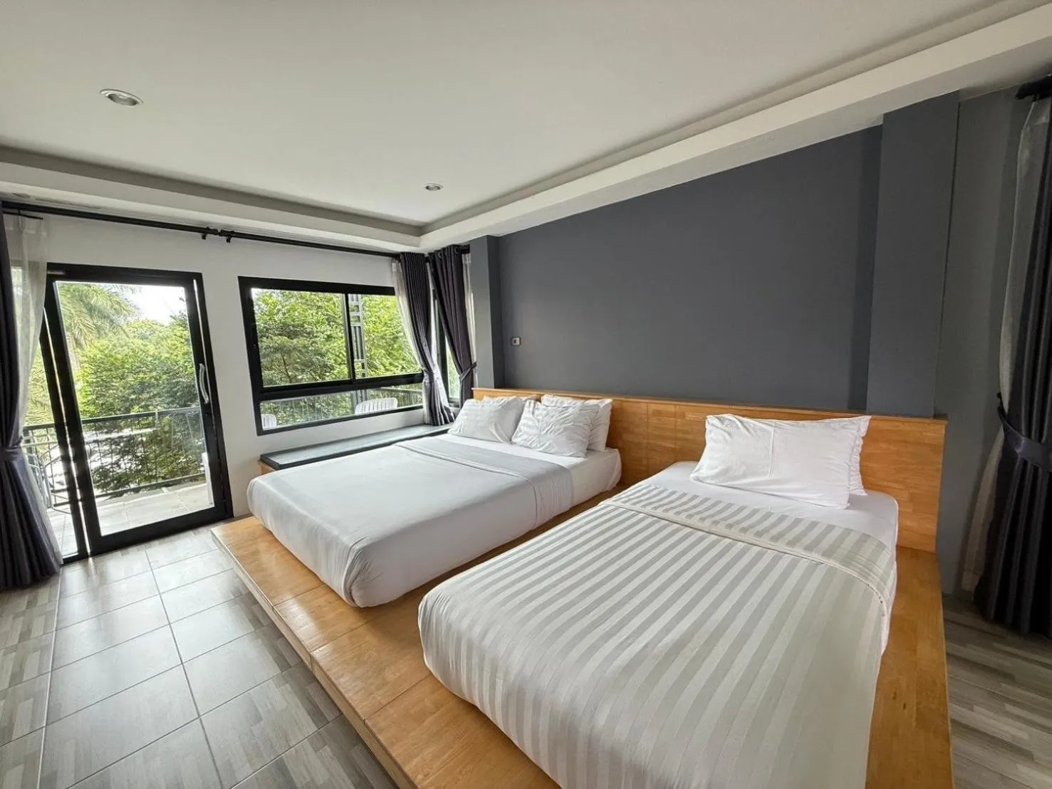 Bed in Sor Kor Sor Resort