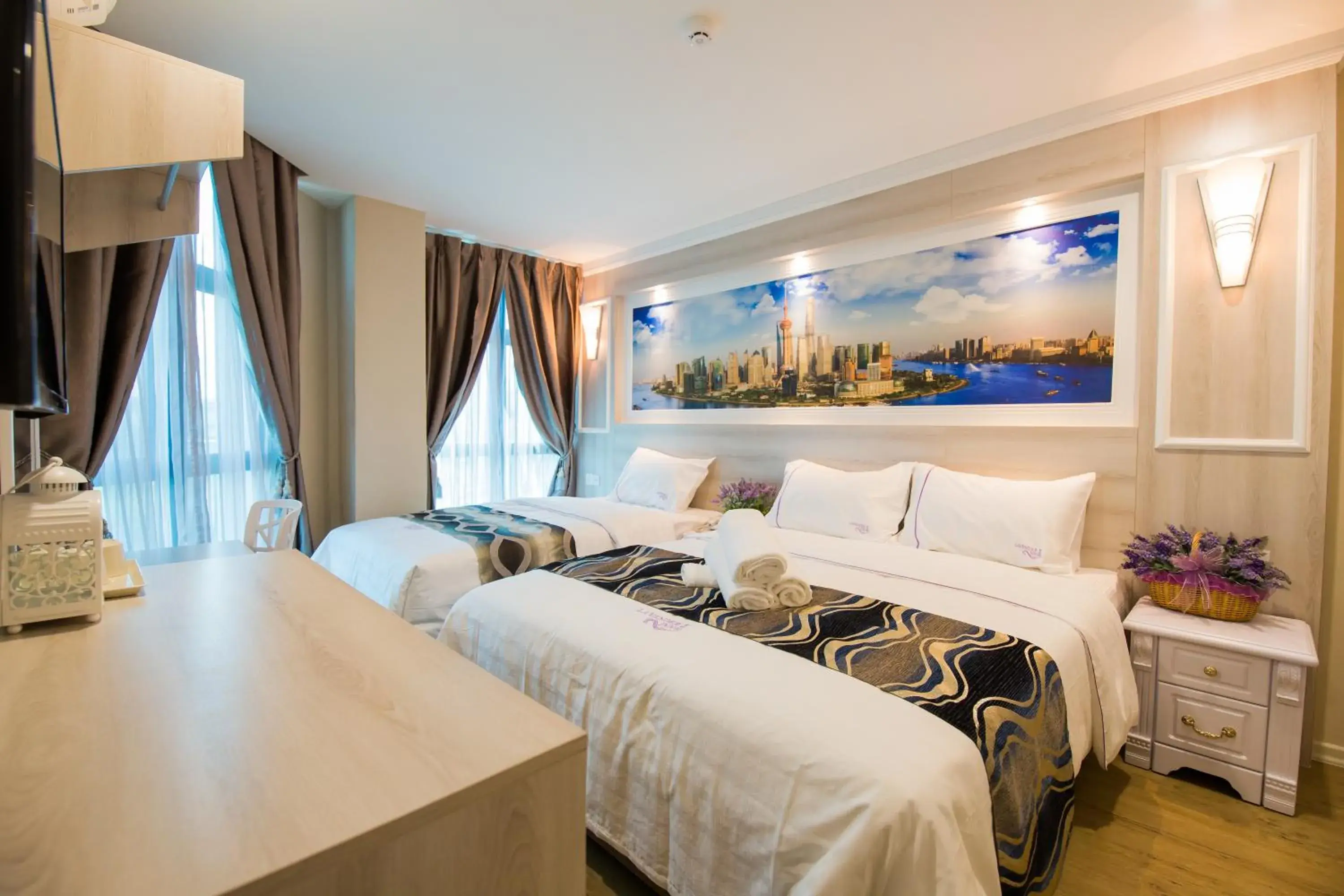 Deluxe Family Room in Lavender Inn USJ Deluxe Family Room in Lavender Inn USJ