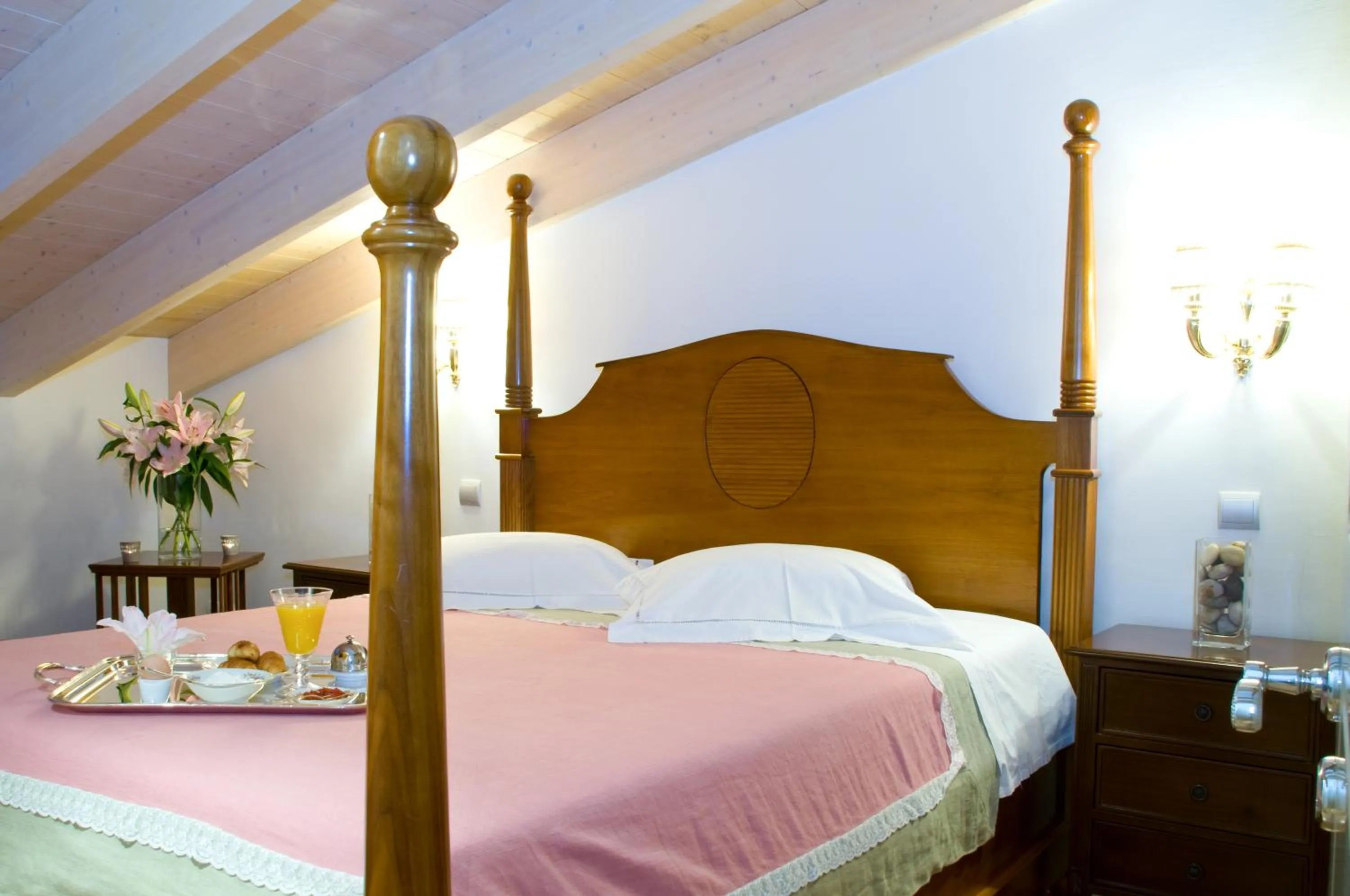 Bed in Arhontiko Pepos