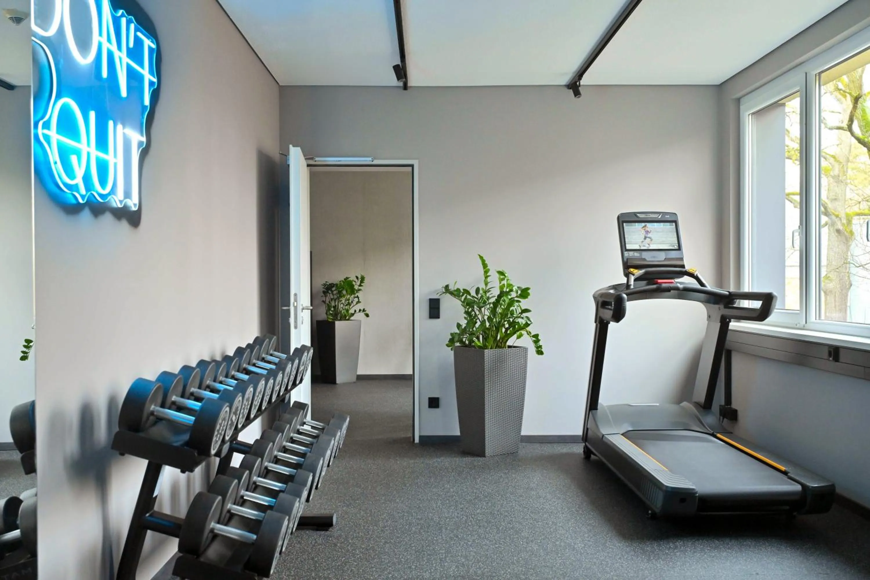 Fitness centre/facilities in Lindner Hotel Frankfurt Sportpark, part of JdV by Hyatt