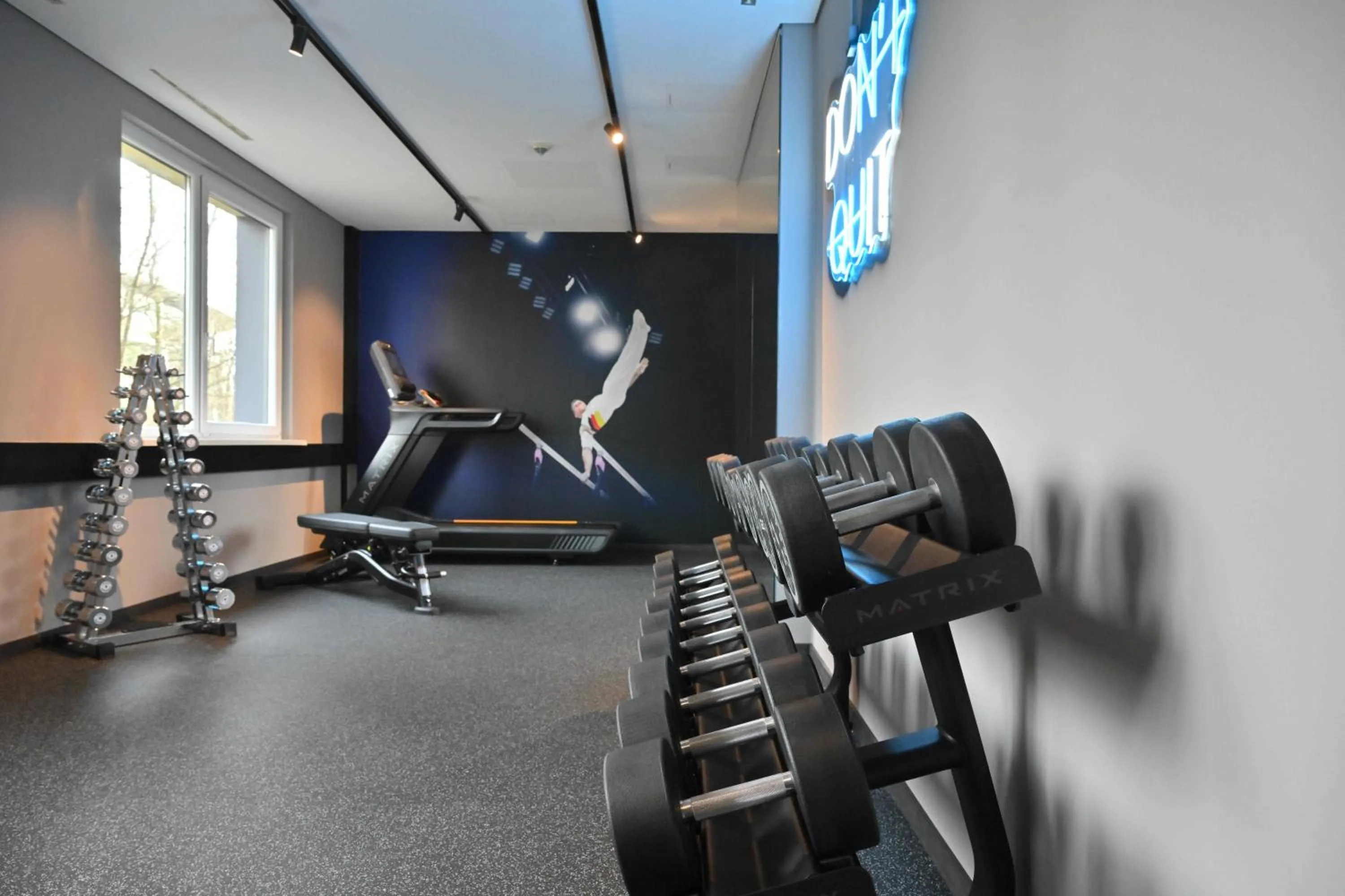 Fitness centre/facilities in Lindner Hotel Frankfurt Sportpark, part of JdV by Hyatt