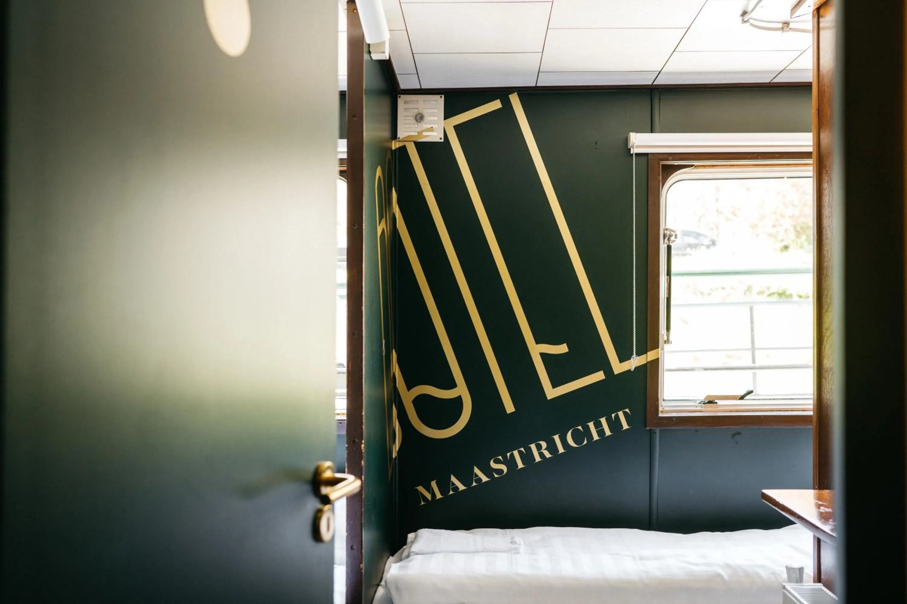 Bed in Botel Maastricht