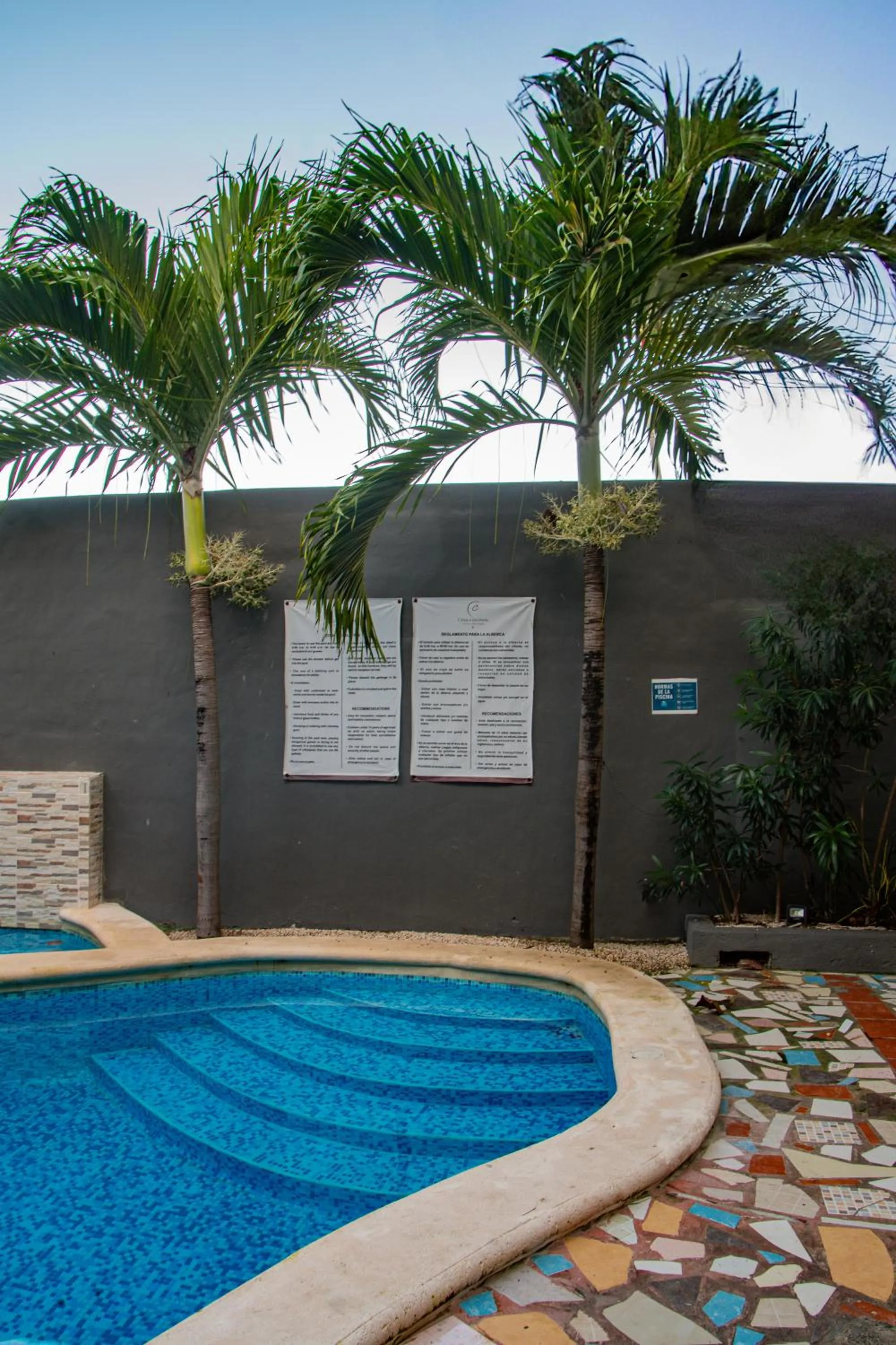 Swimming pool in Casa Colonial Tulum