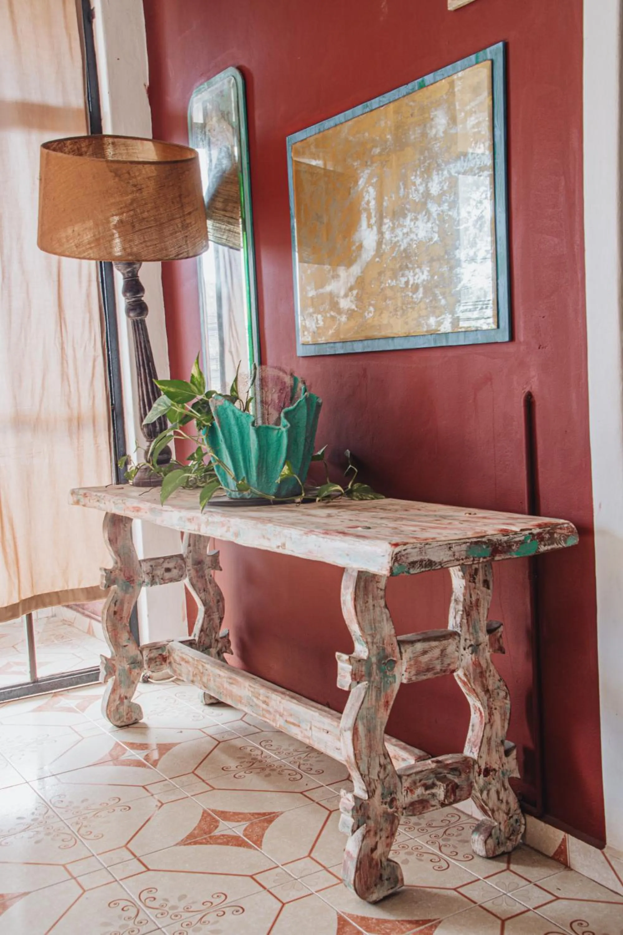 Dining area in Casa Colonial Tulum