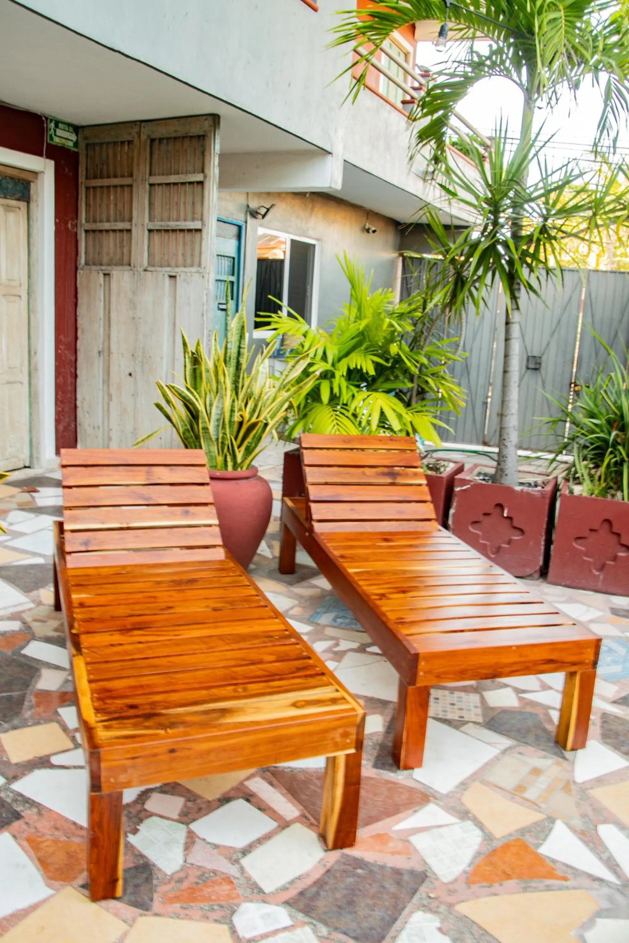 Patio in Casa Colonial Tulum