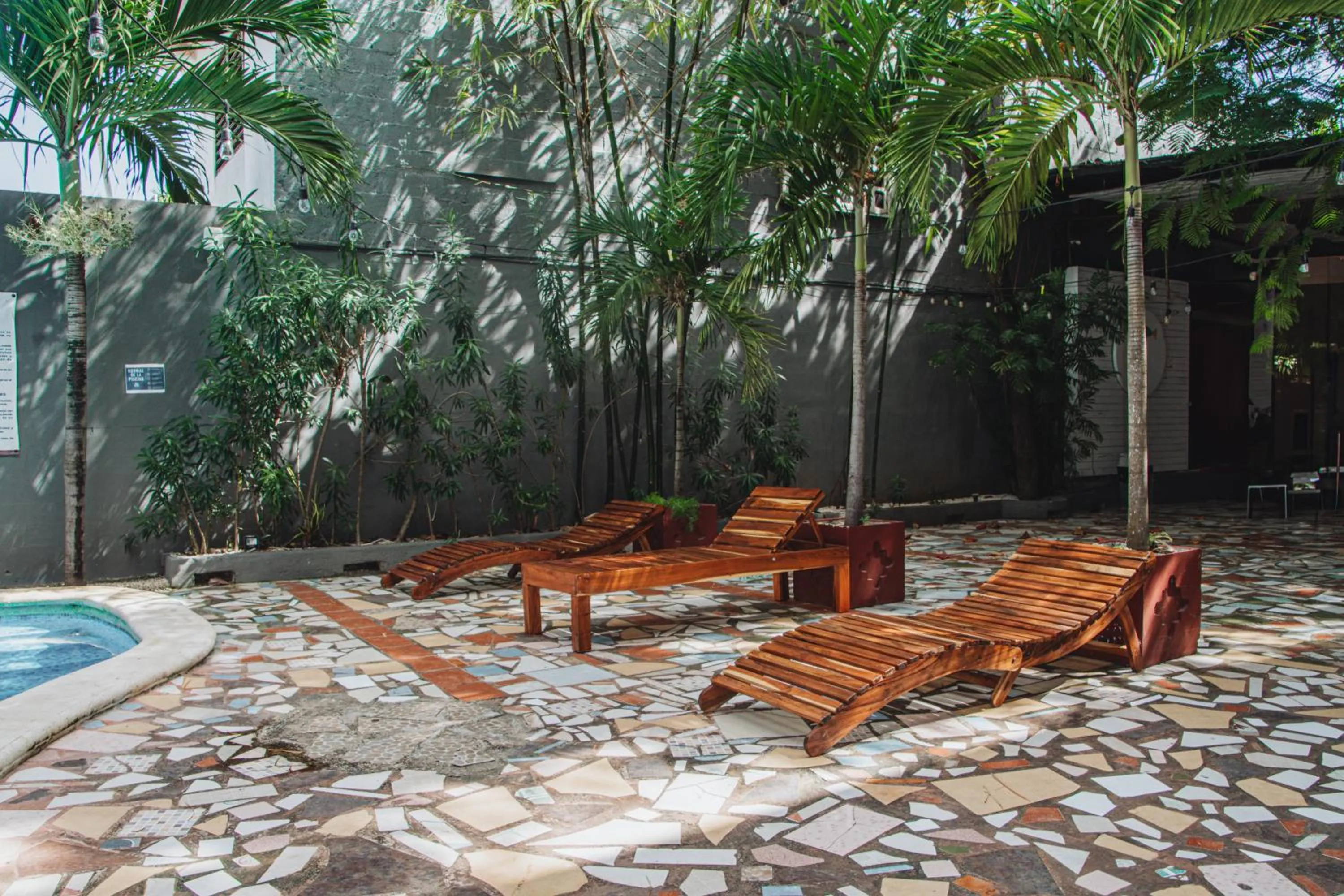 Swimming pool in Casa Colonial Tulum