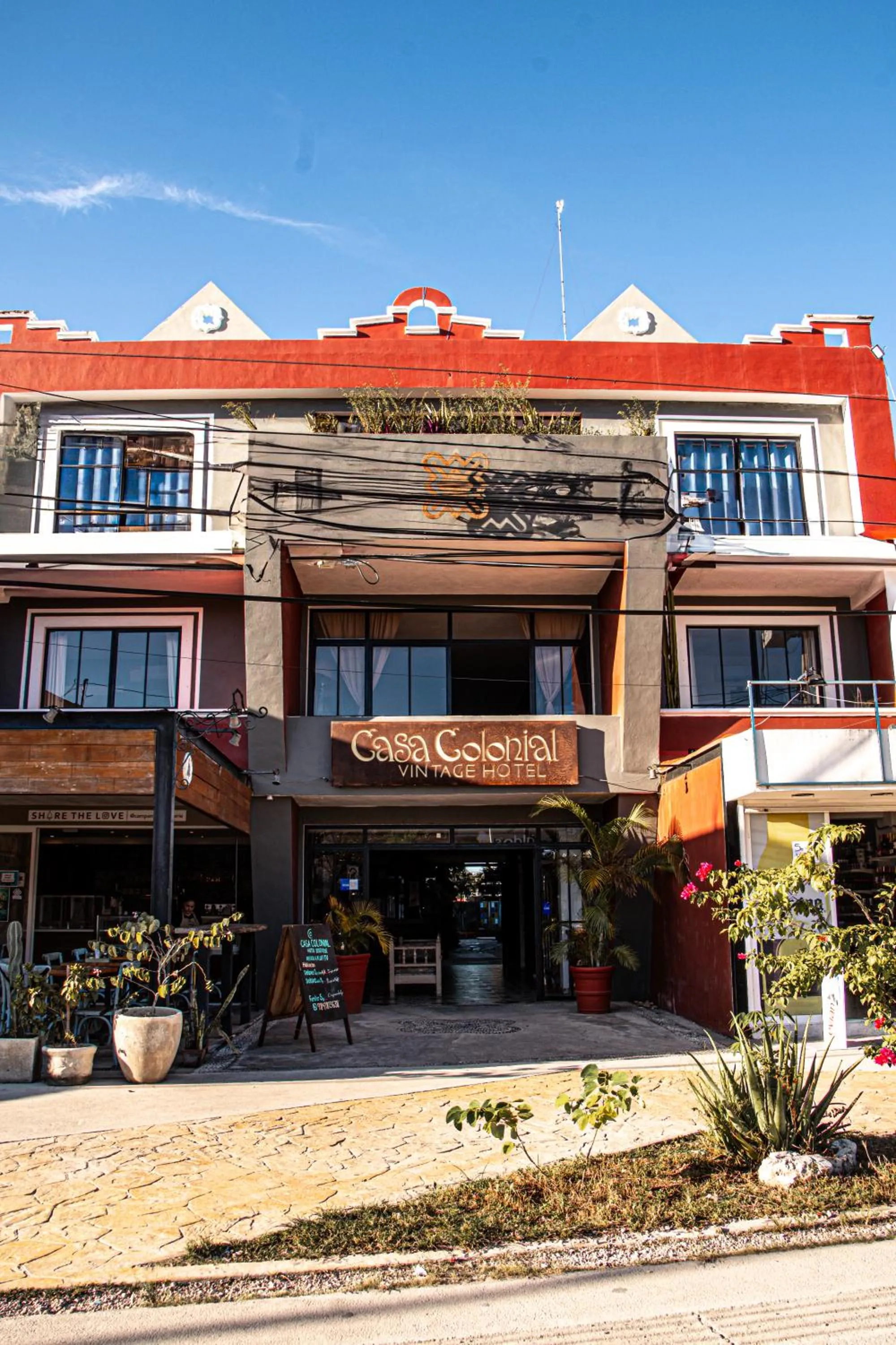 Property building in Casa Colonial Tulum