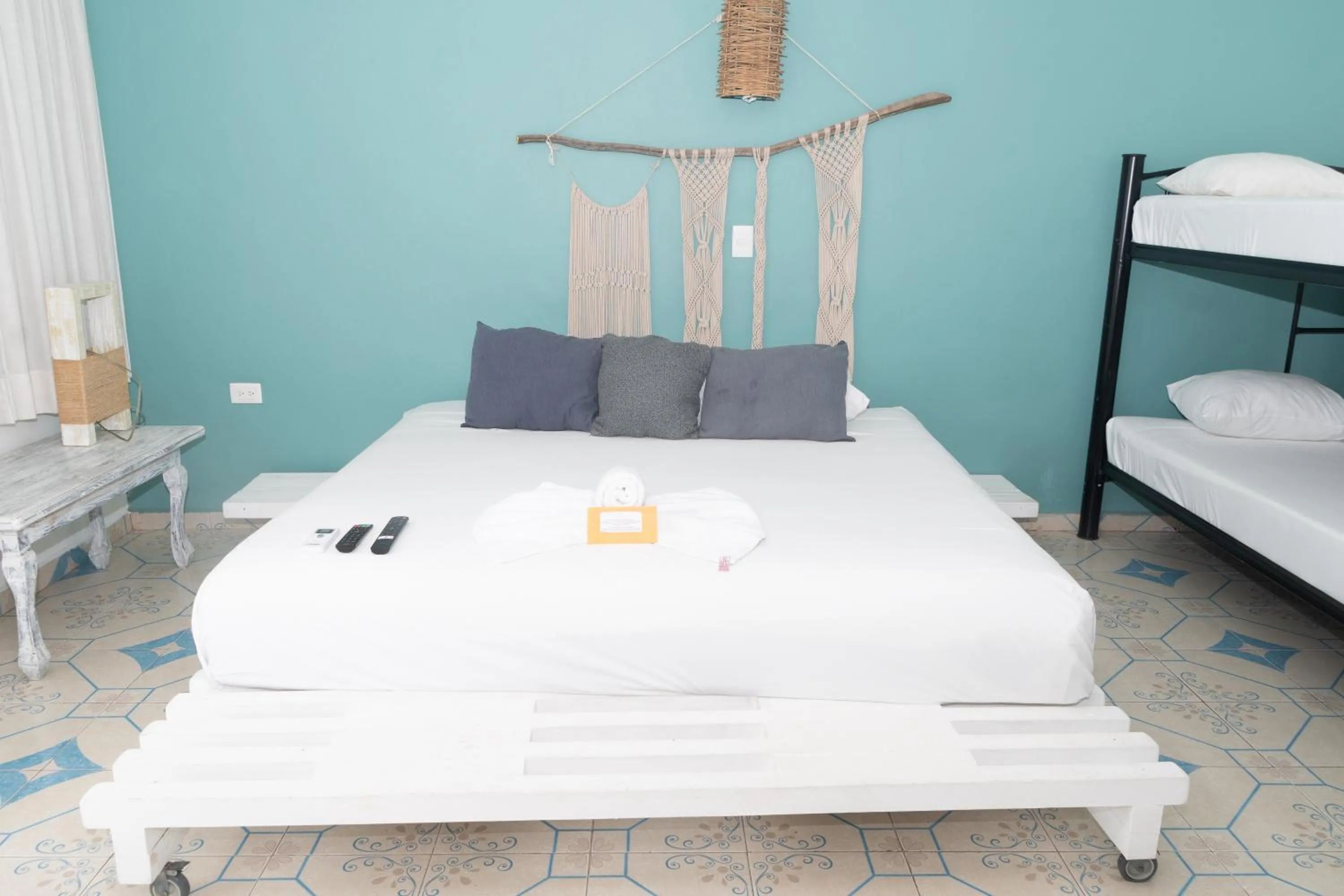 Bedroom, Bed in Casa Colonial Tulum