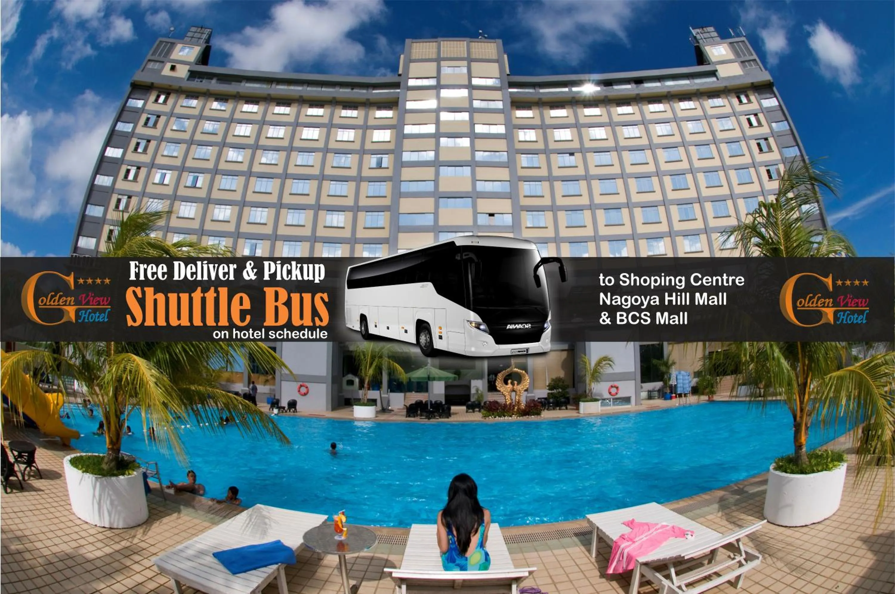 Property building in Golden View Hotel