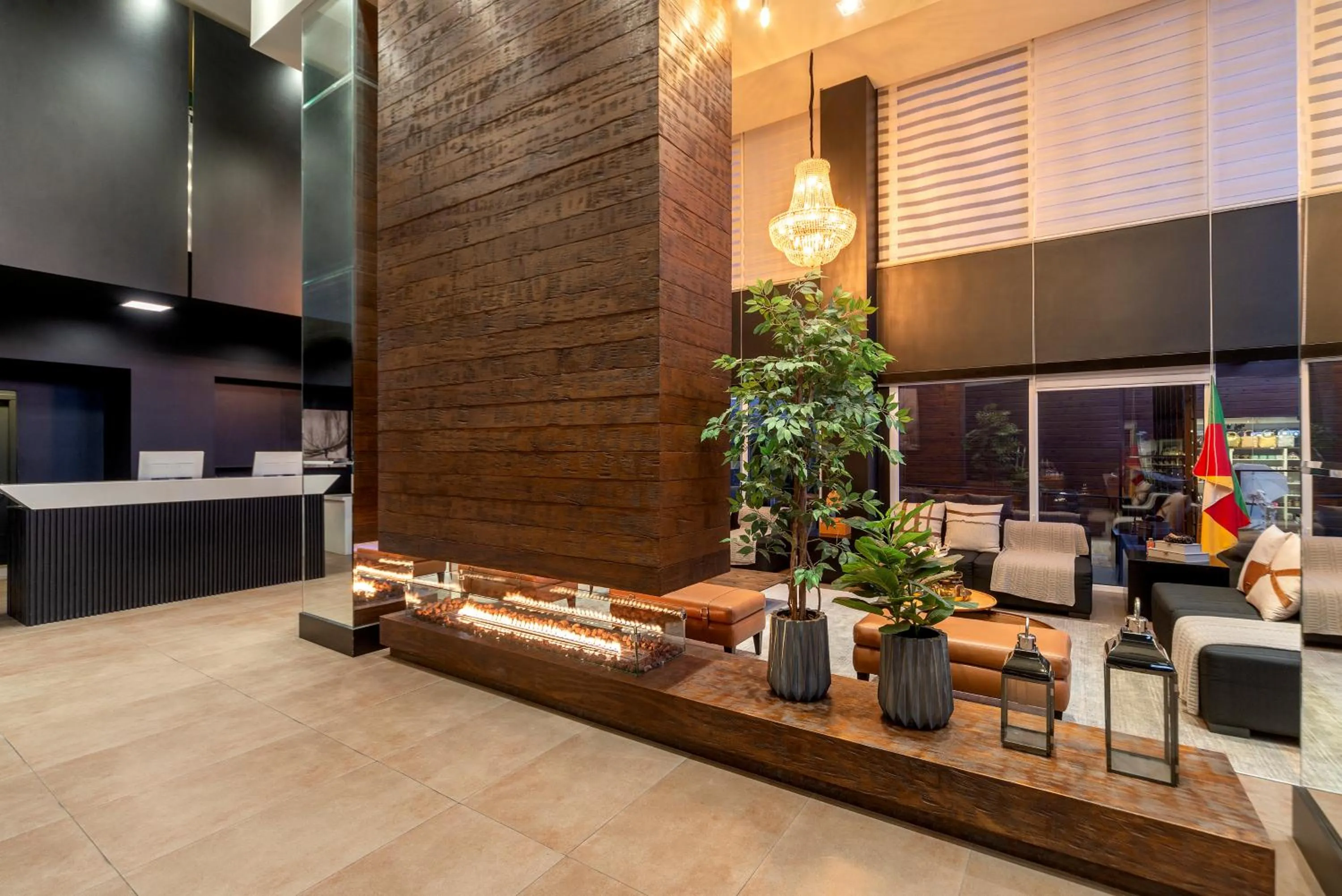 Lobby or reception in Hotel Laghetto Stilo Borges Oficial