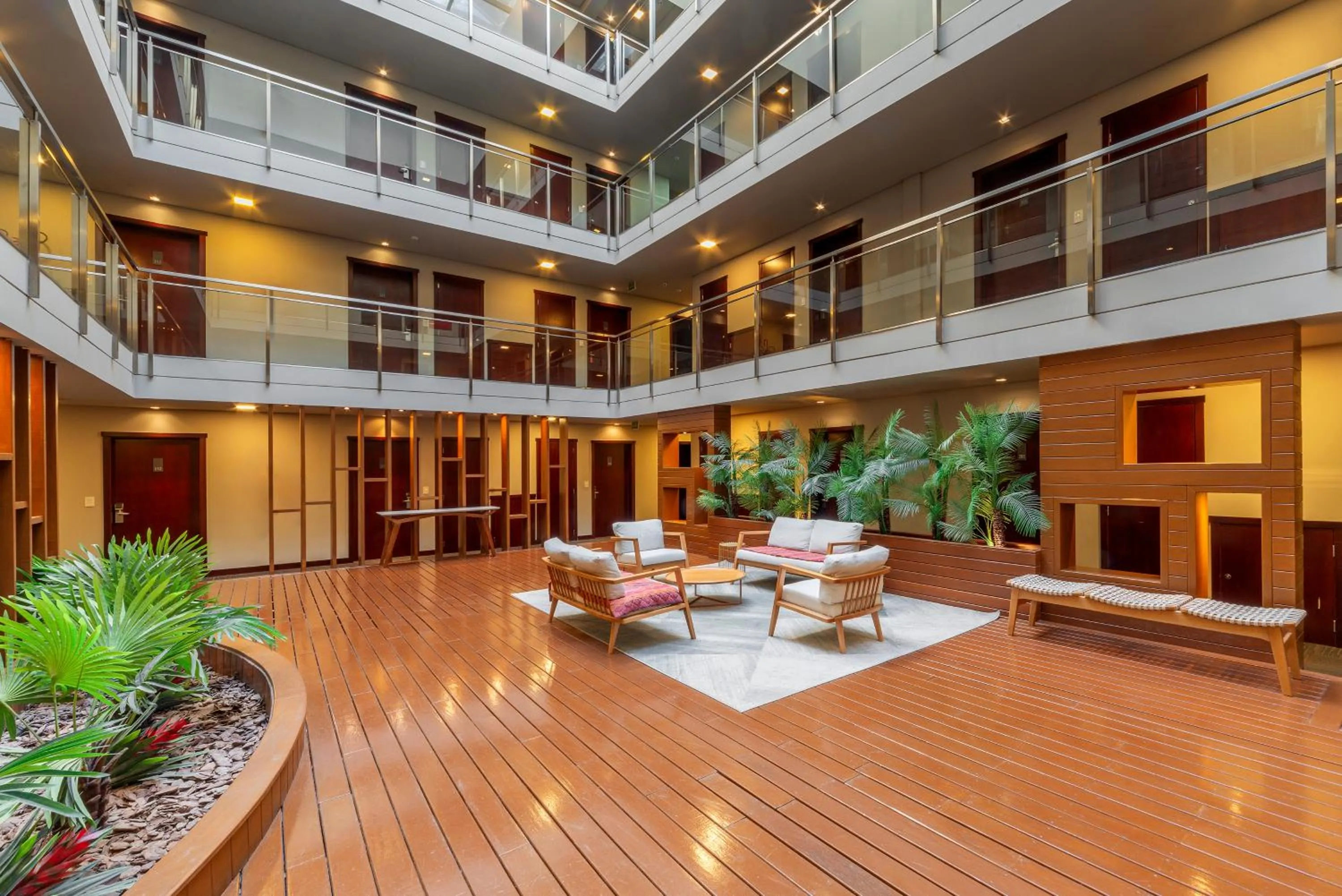 Garden view in Hotel Laghetto Stilo Borges Oficial