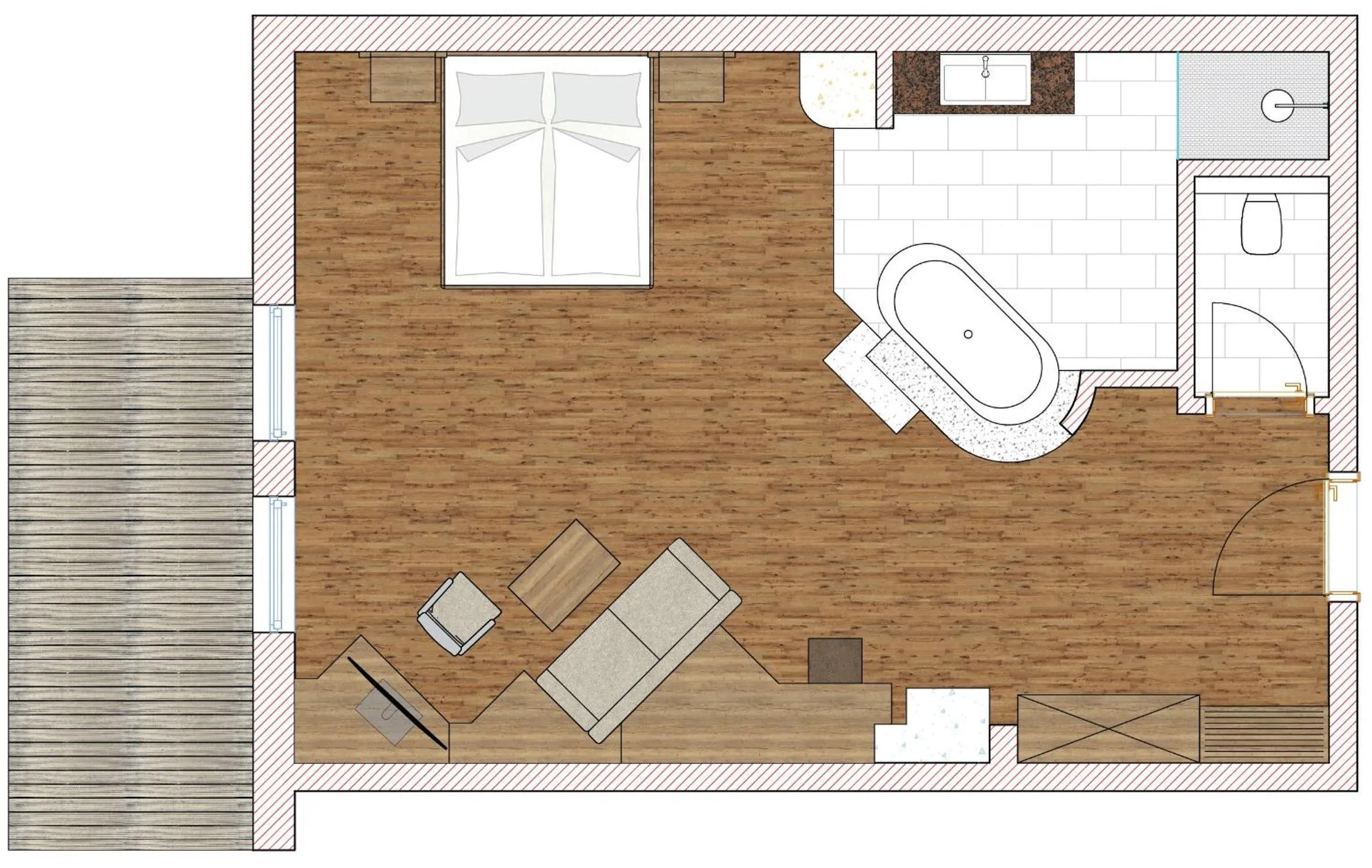 Floor plan in Kristall- & Vitalhotel Bergknappenhof