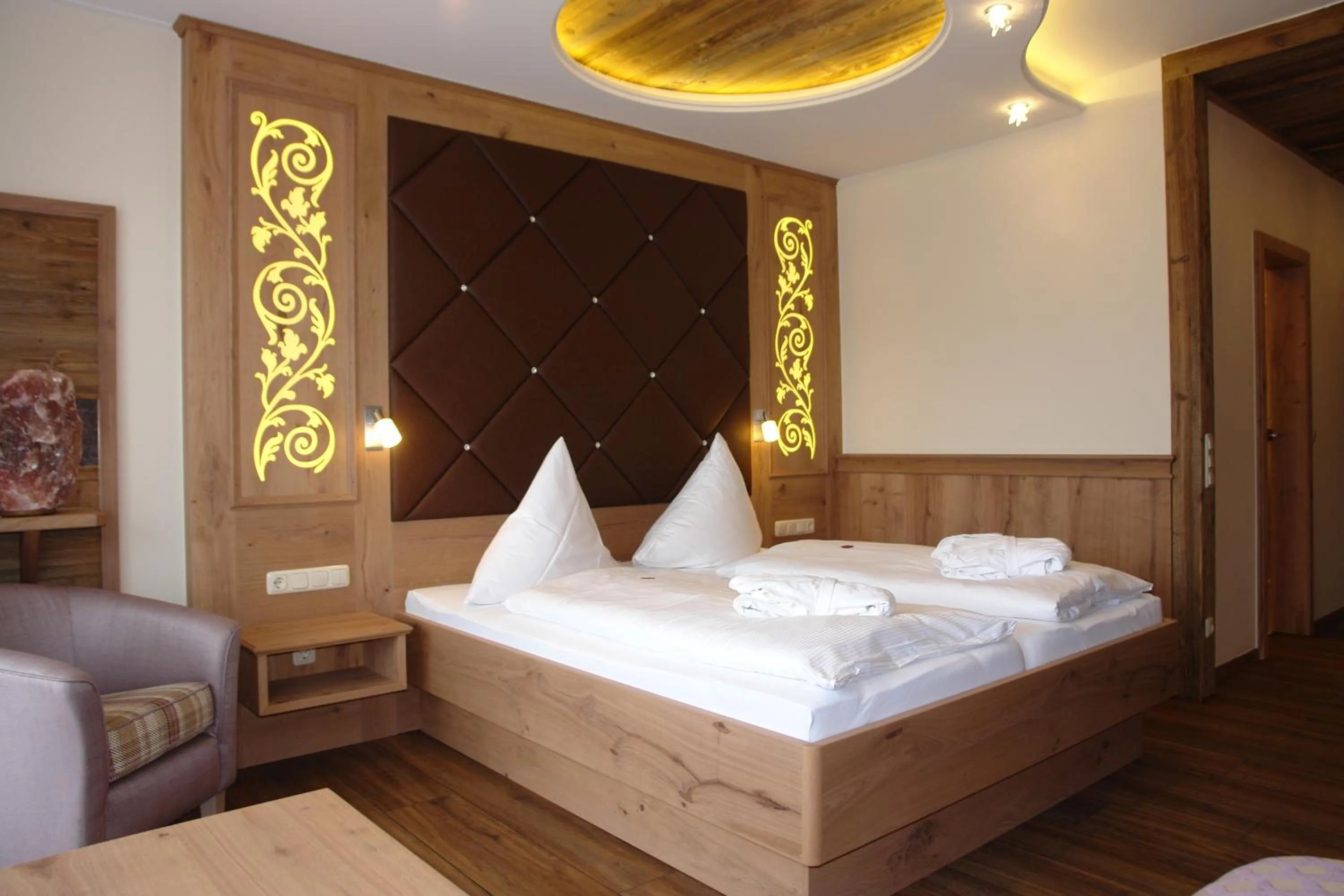 Bed in Kristall- & Vitalhotel Bergknappenhof