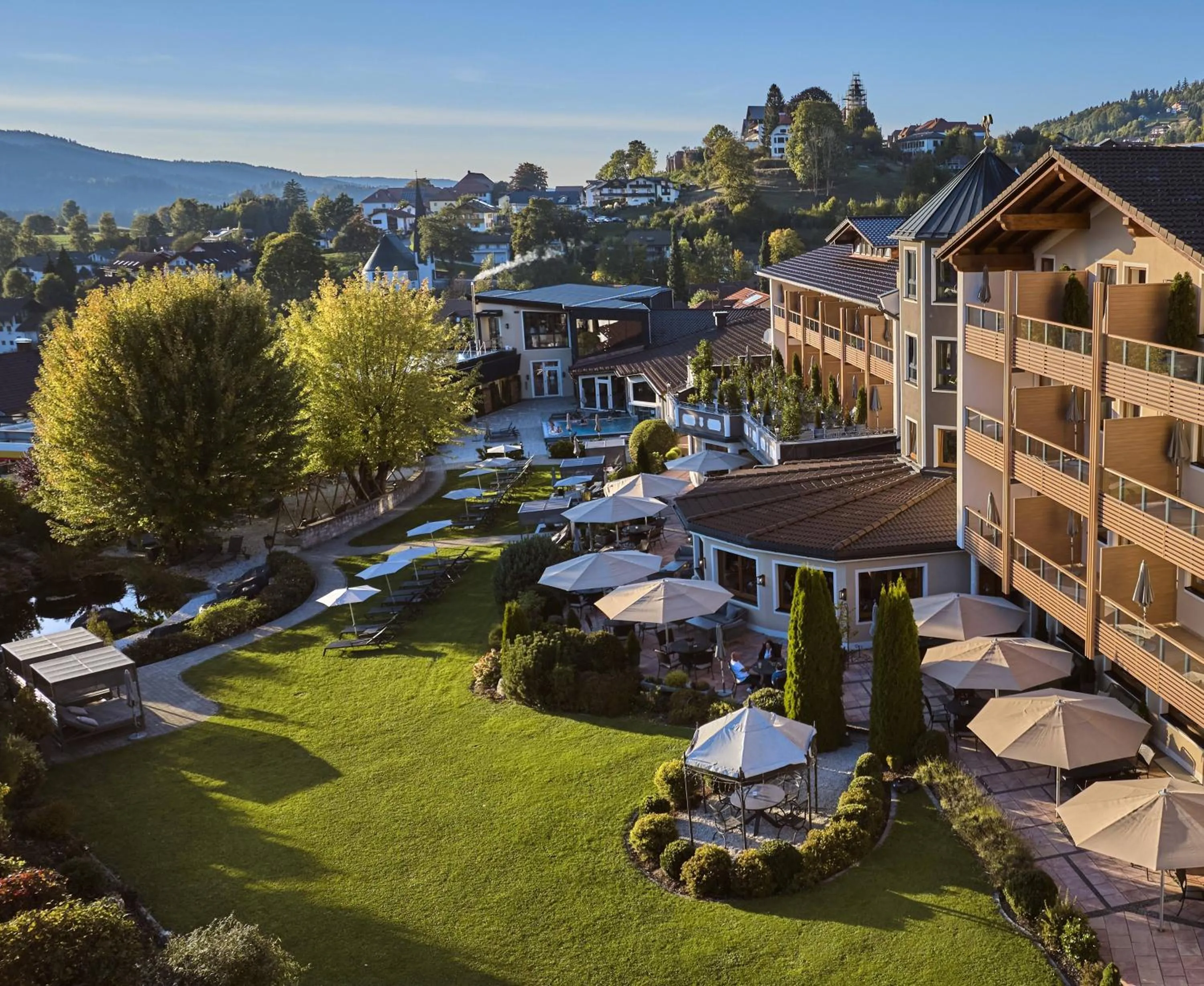 Garden in Kristall- & Vitalhotel Bergknappenhof