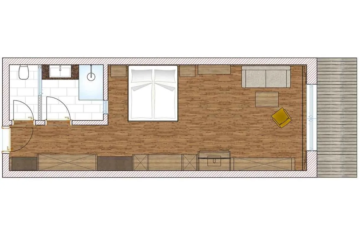 Floor plan in Kristall- & Vitalhotel Bergknappenhof