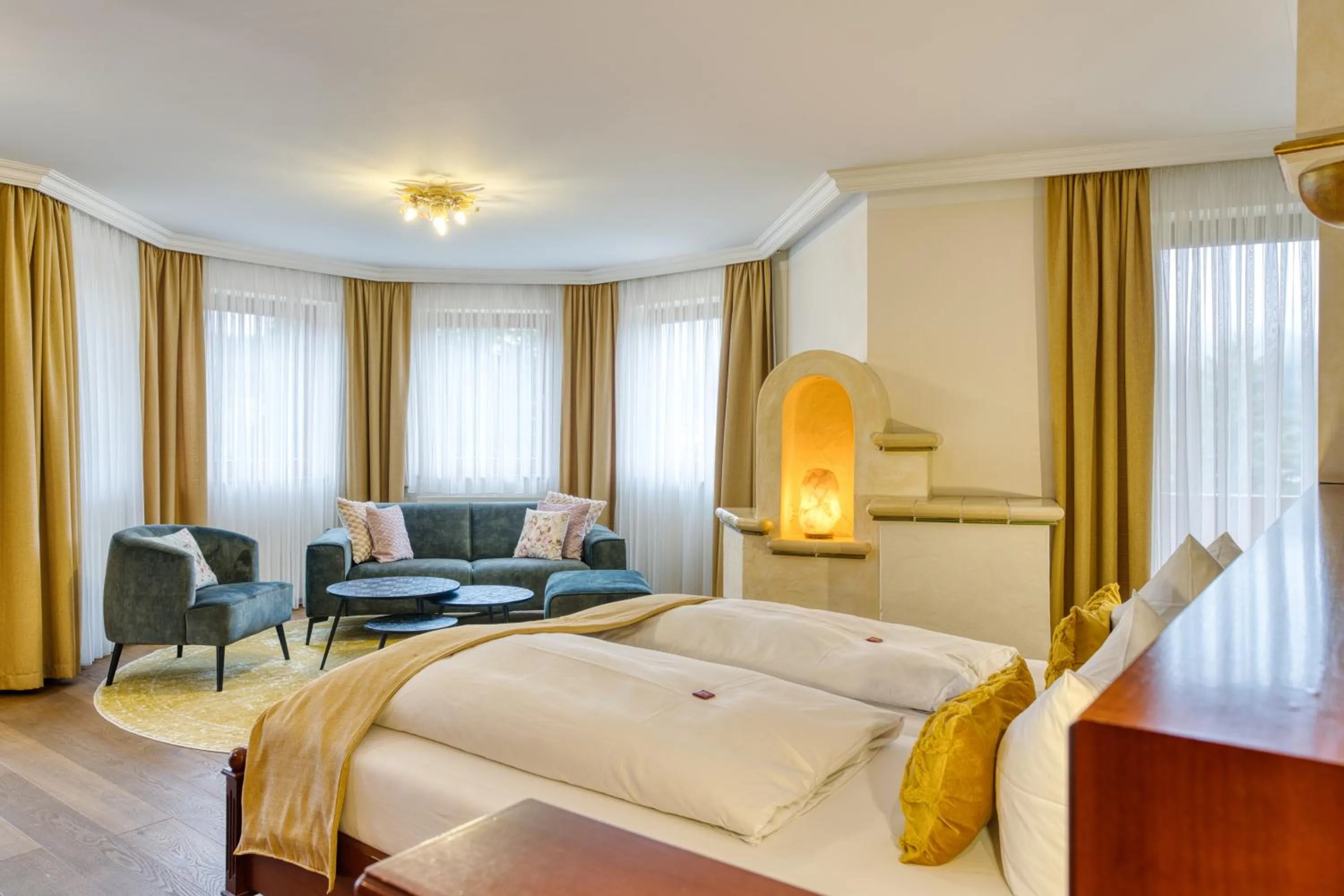 Bed in Kristall- & Vitalhotel Bergknappenhof