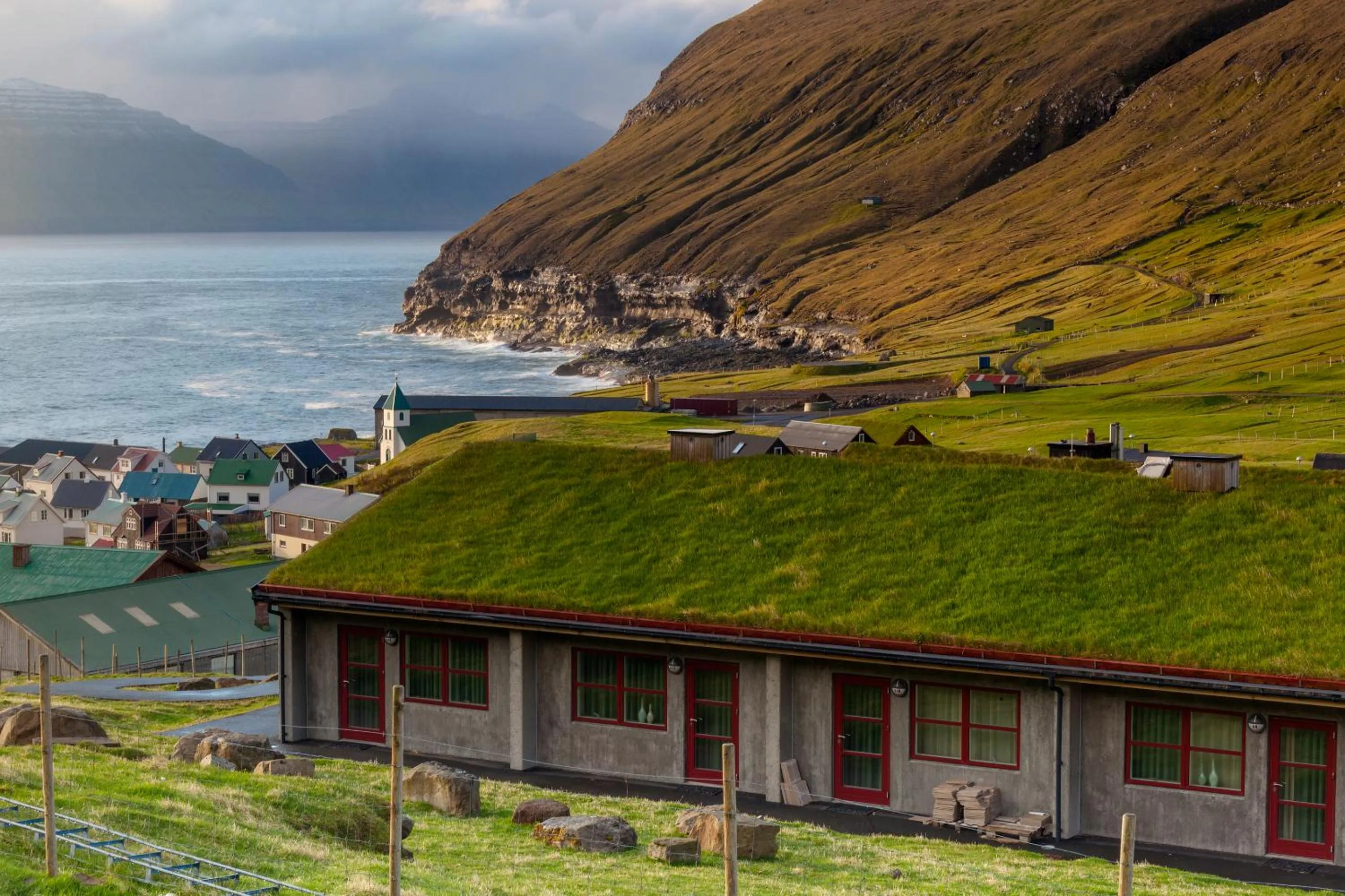 Property building in Gjaargardur Guesthouse Gjogv