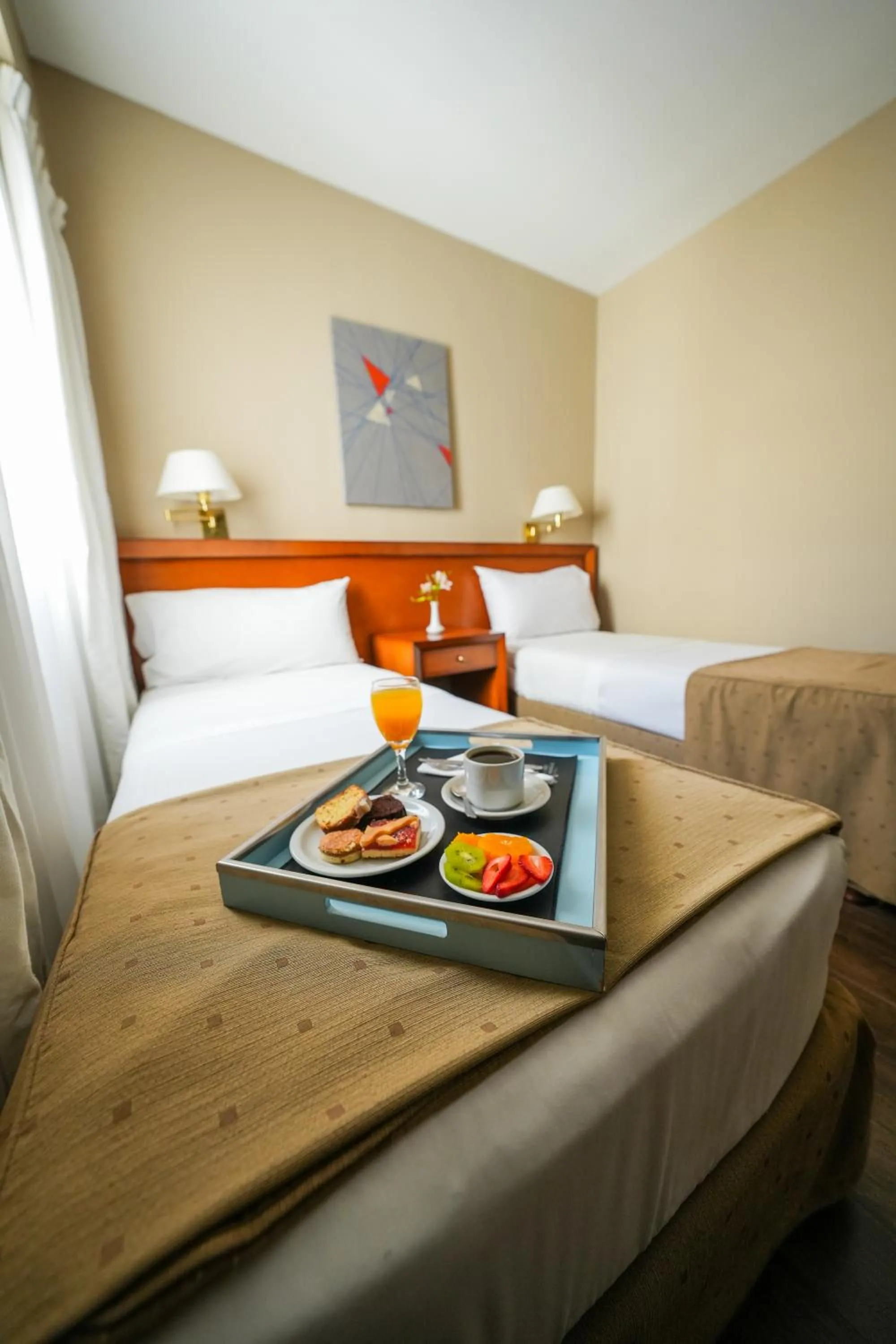 Bed in Hotel Riviera