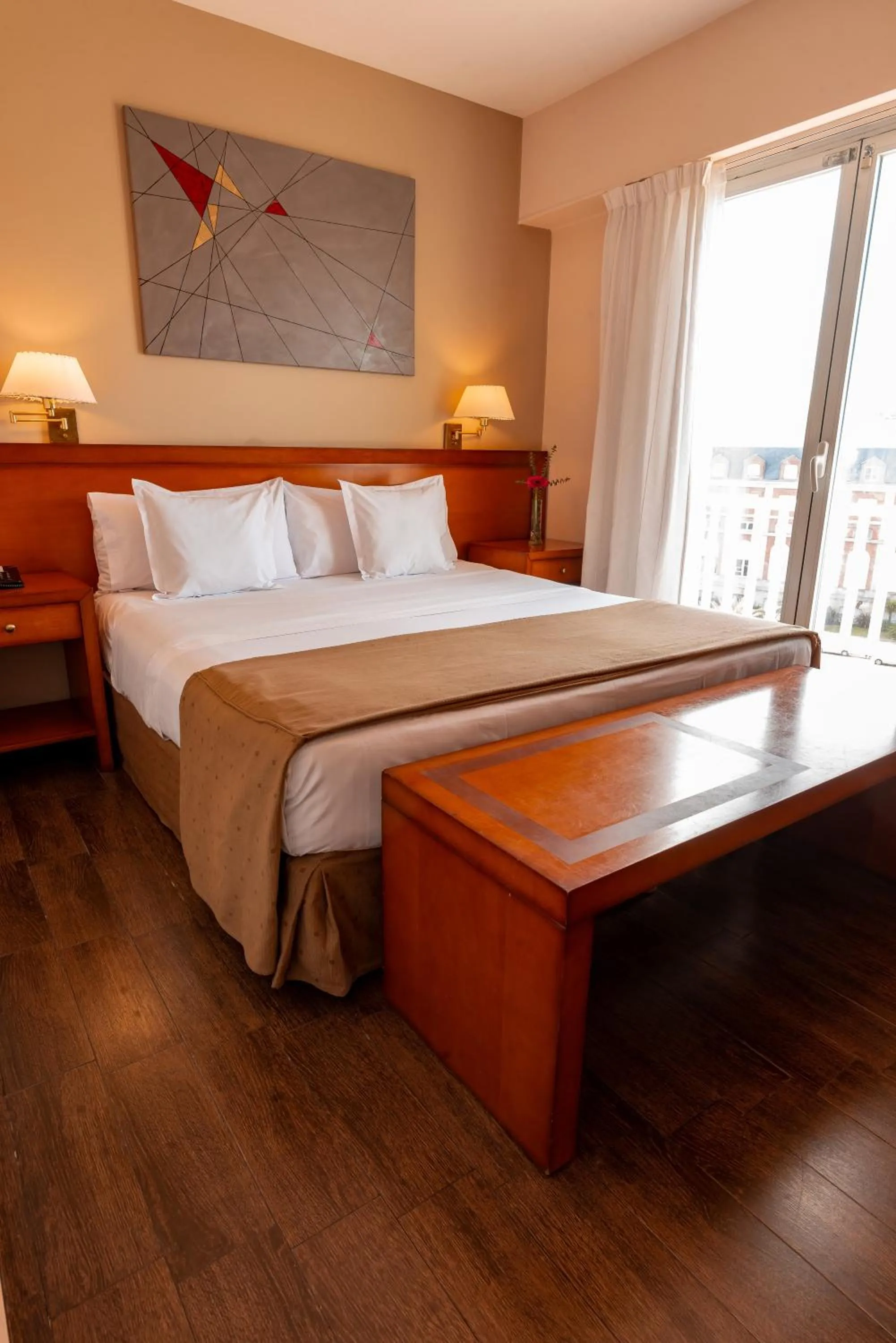 Bed in Hotel Riviera