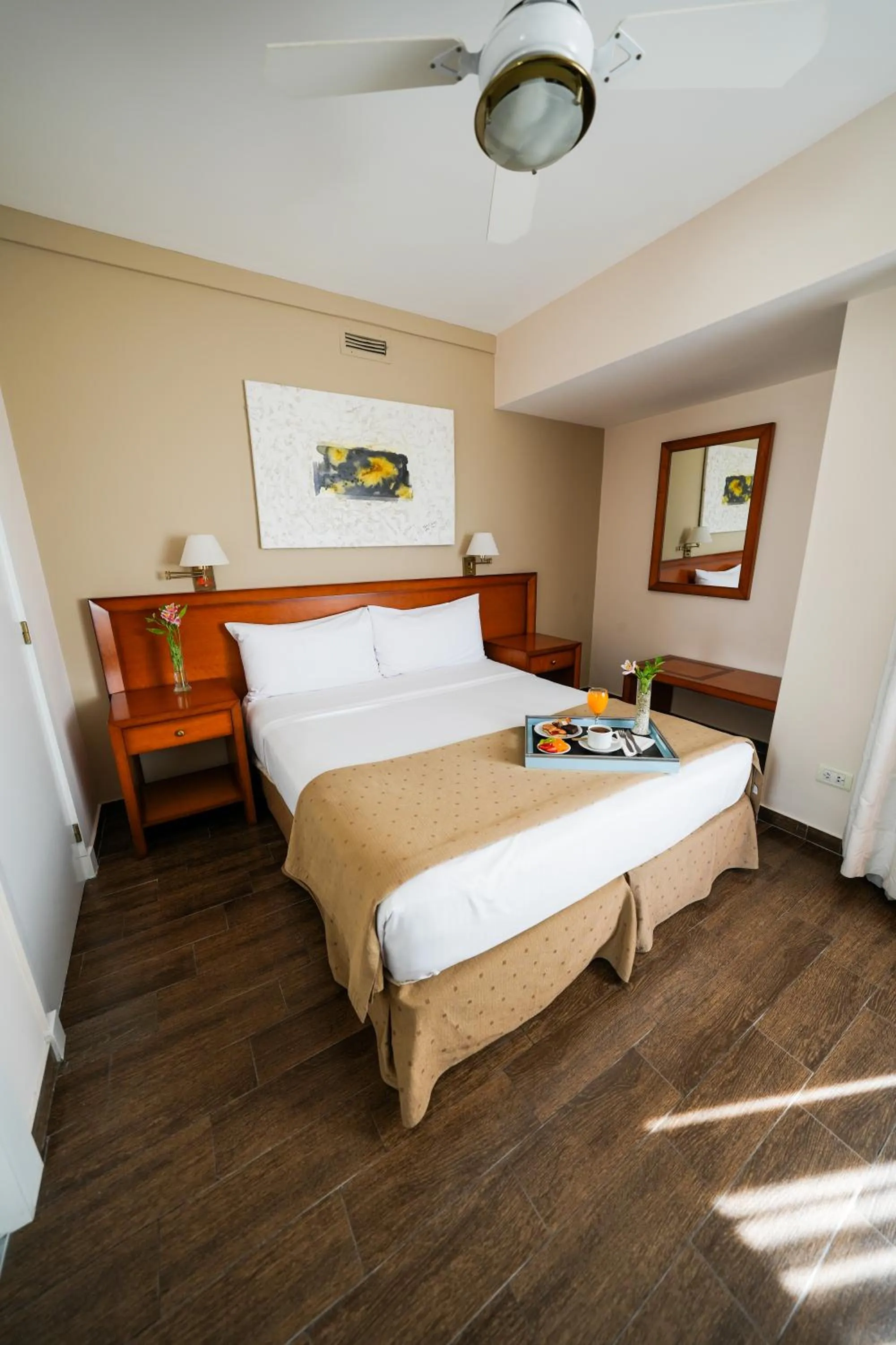 Bed in Hotel Riviera