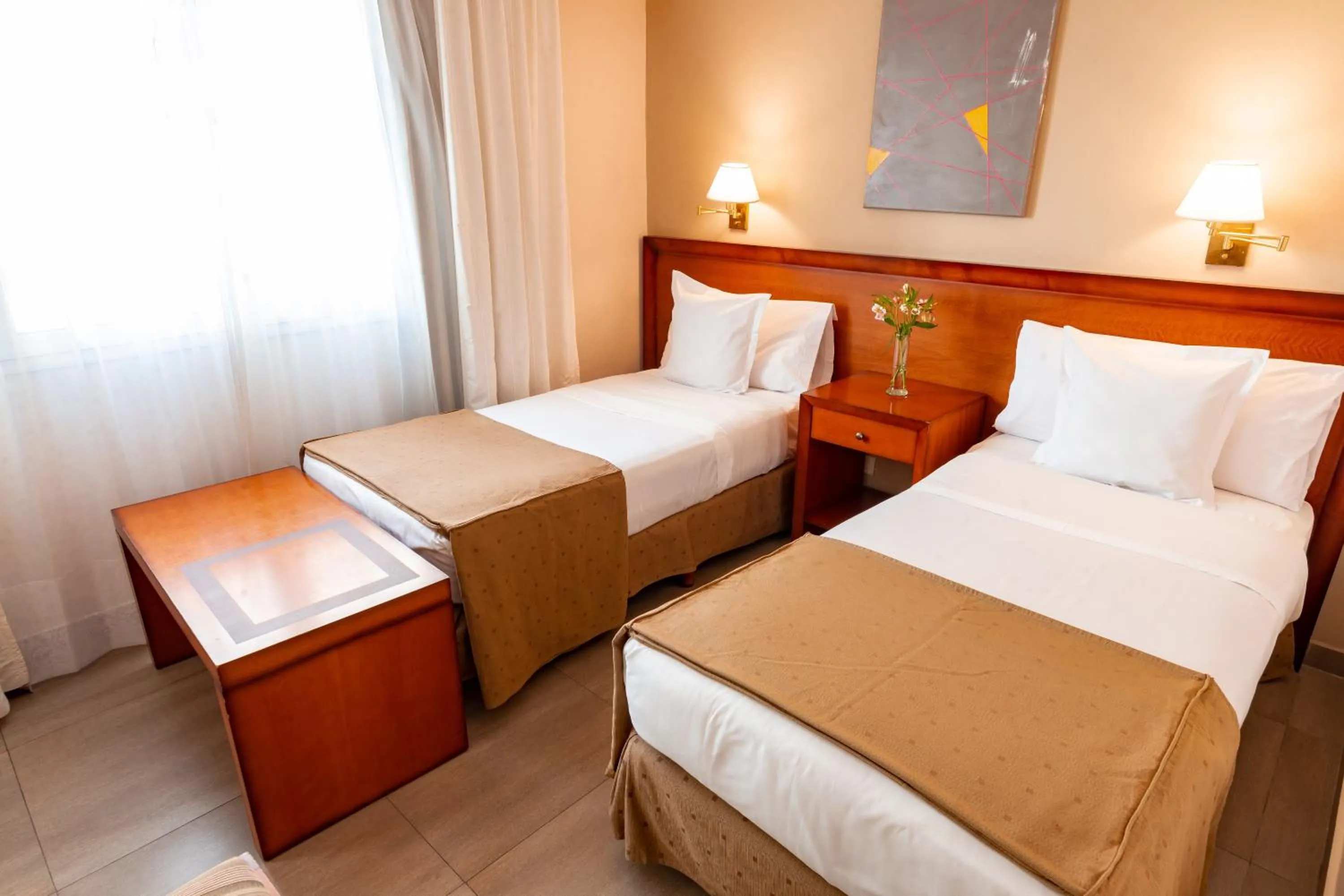 Bed in Hotel Riviera