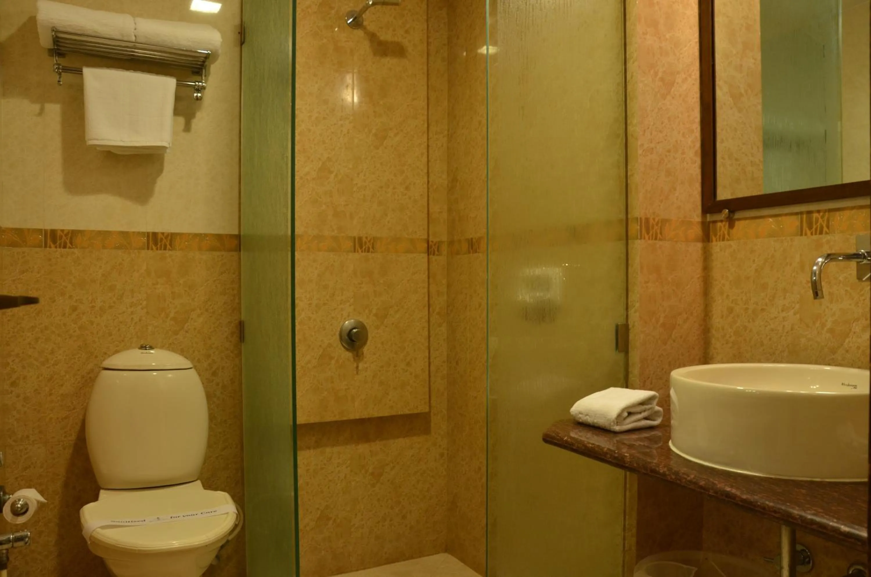 Bathroom in Sea Palace Hotel - near Gateway of India