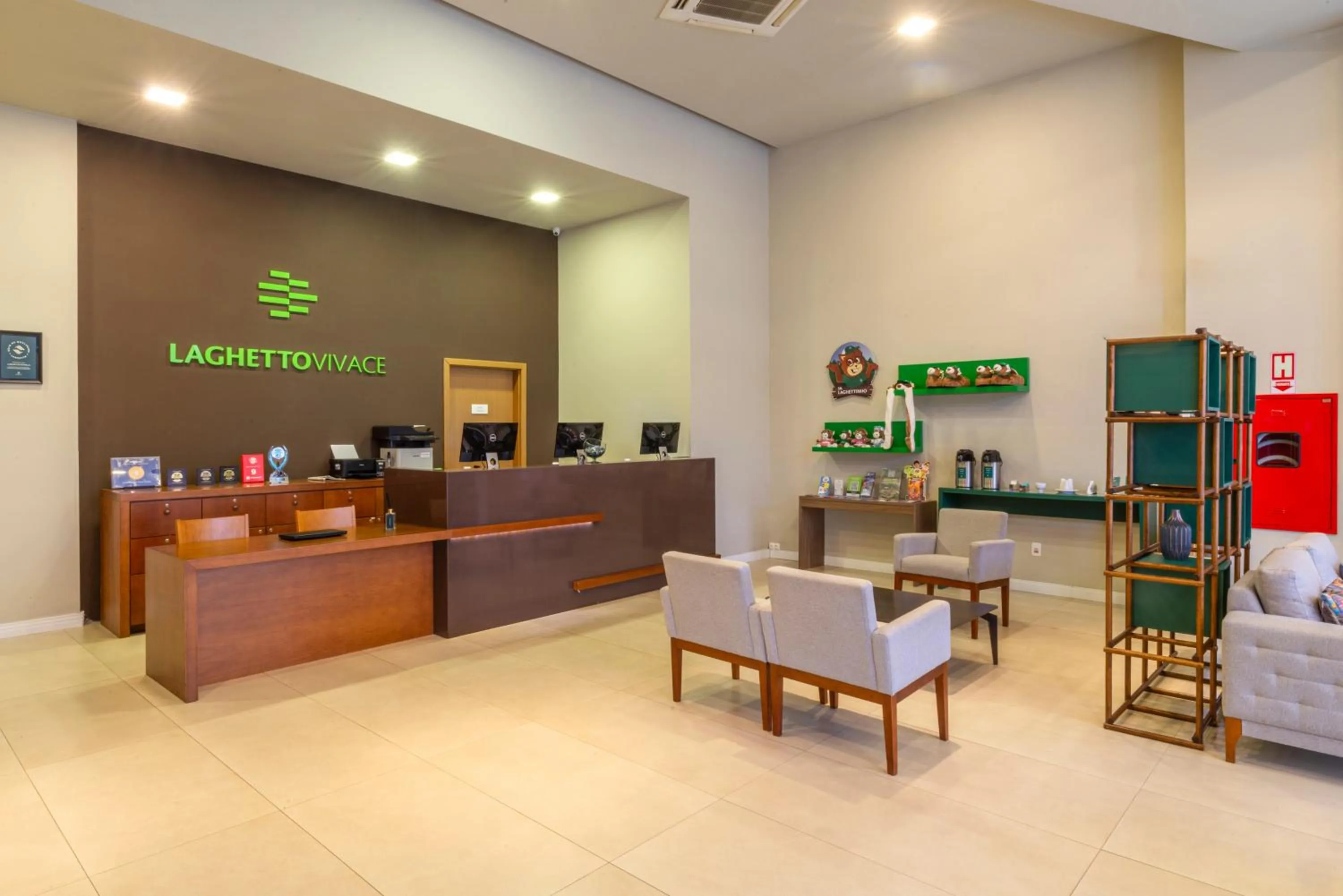 Lobby or reception in Hotel Laghetto Vivace