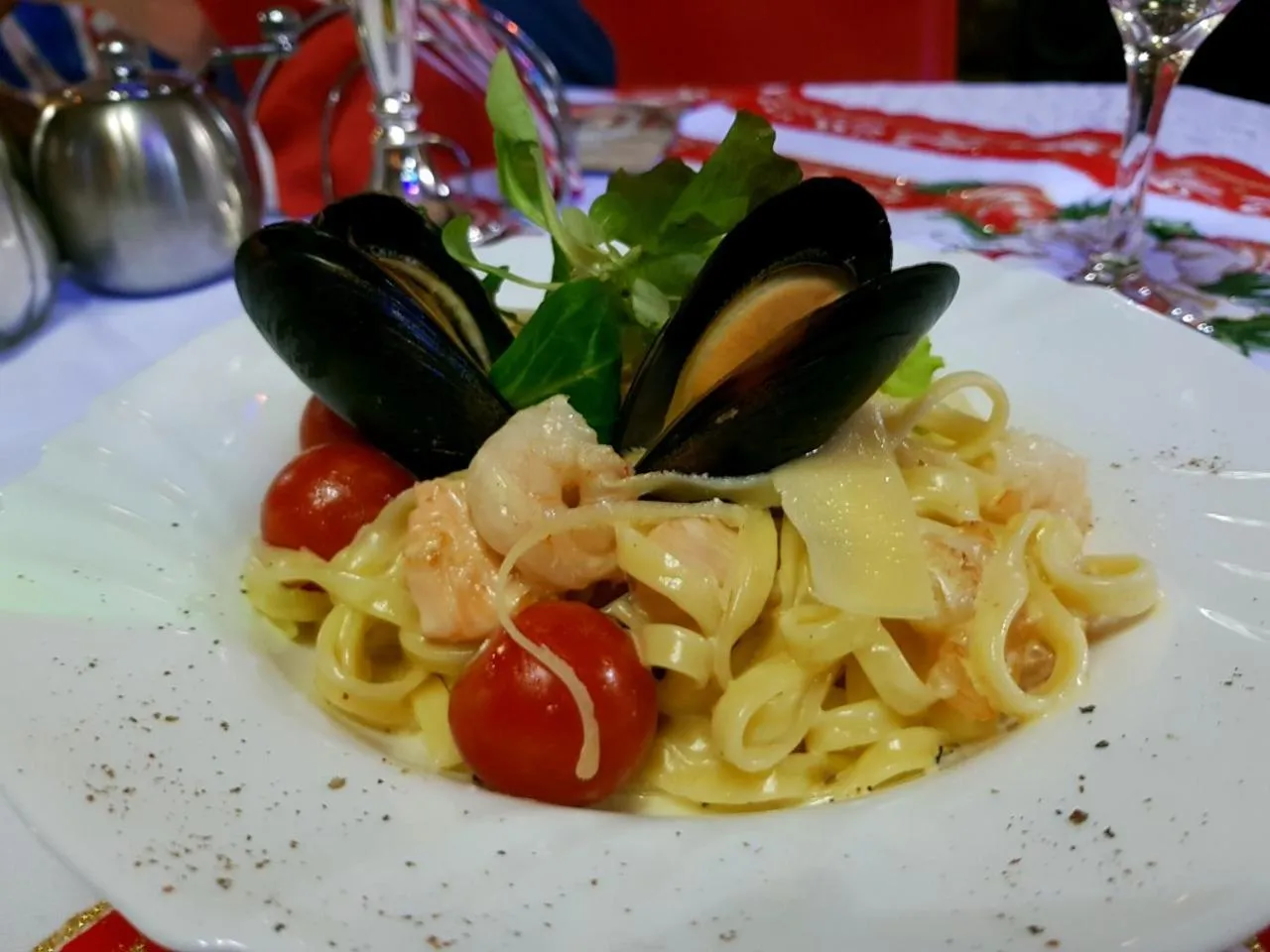 Food close-up in Hotel Veagles