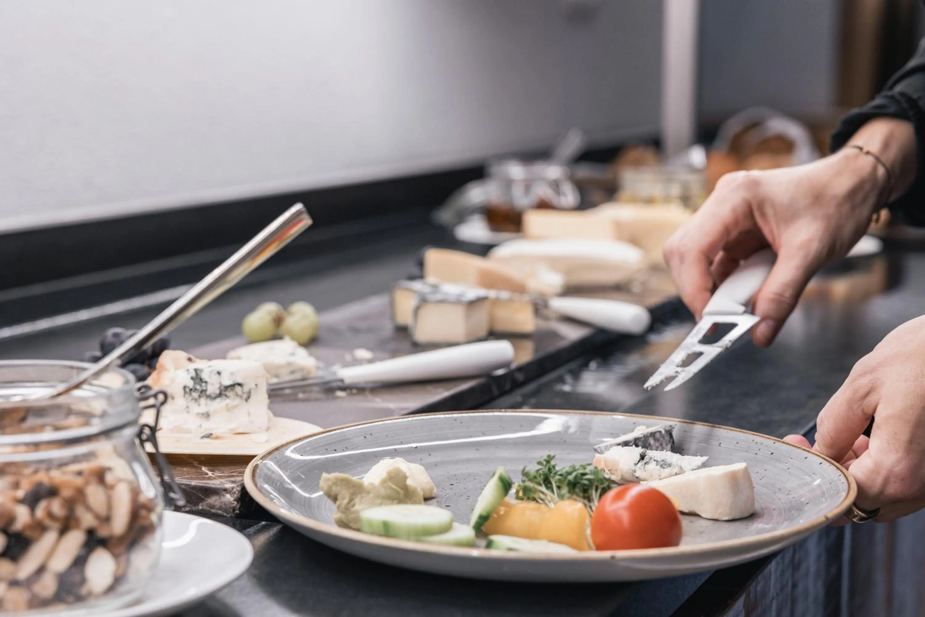 Buffet breakfast in Hotel Jerzner Hof 4 Sterne Superior