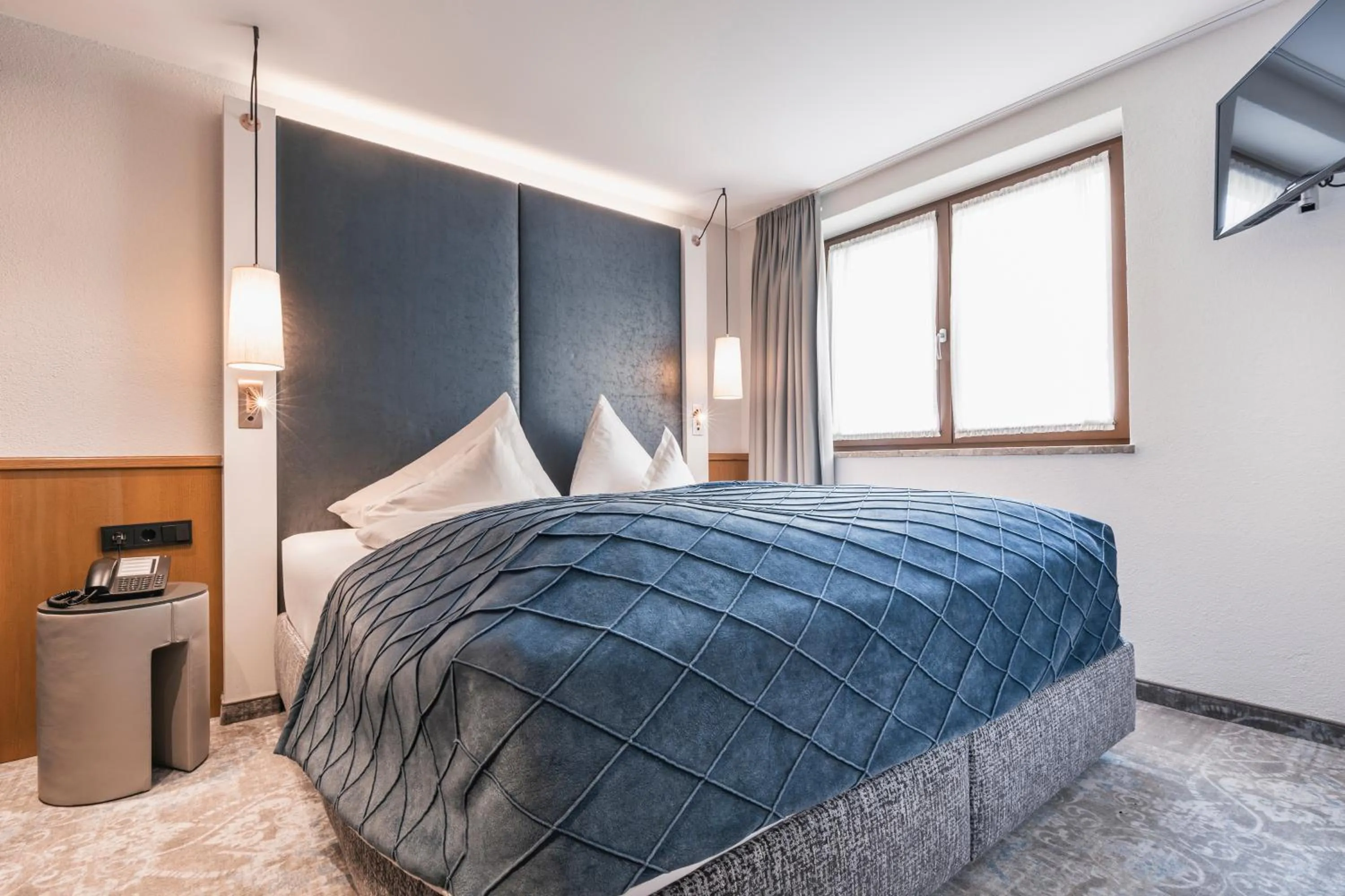 Photo of the whole room, Bed in Hotel Jerzner Hof 4 Sterne Superior