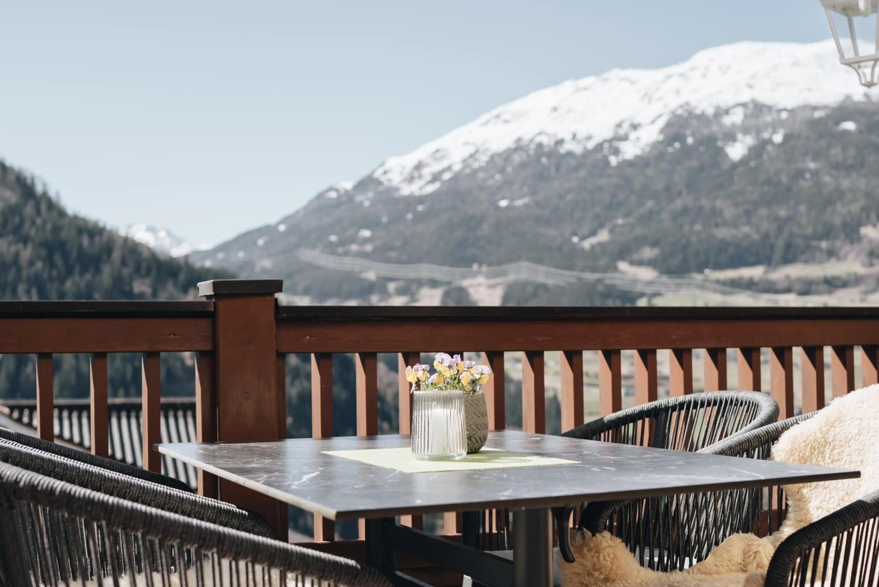 Balcony/Terrace in Hotel Jerzner Hof 4 Sterne Superior