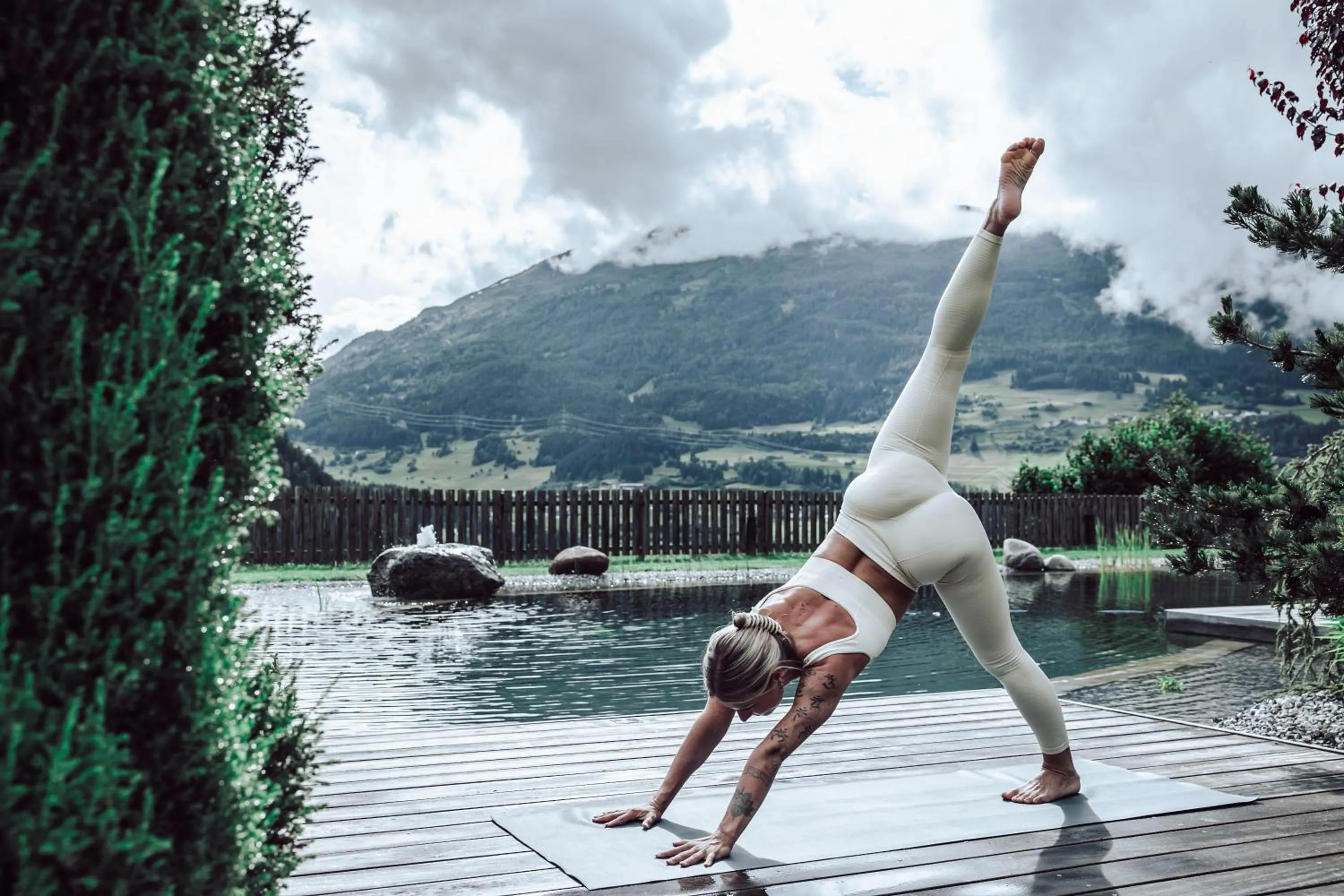 Lake view in Hotel Jerzner Hof 4 Sterne Superior