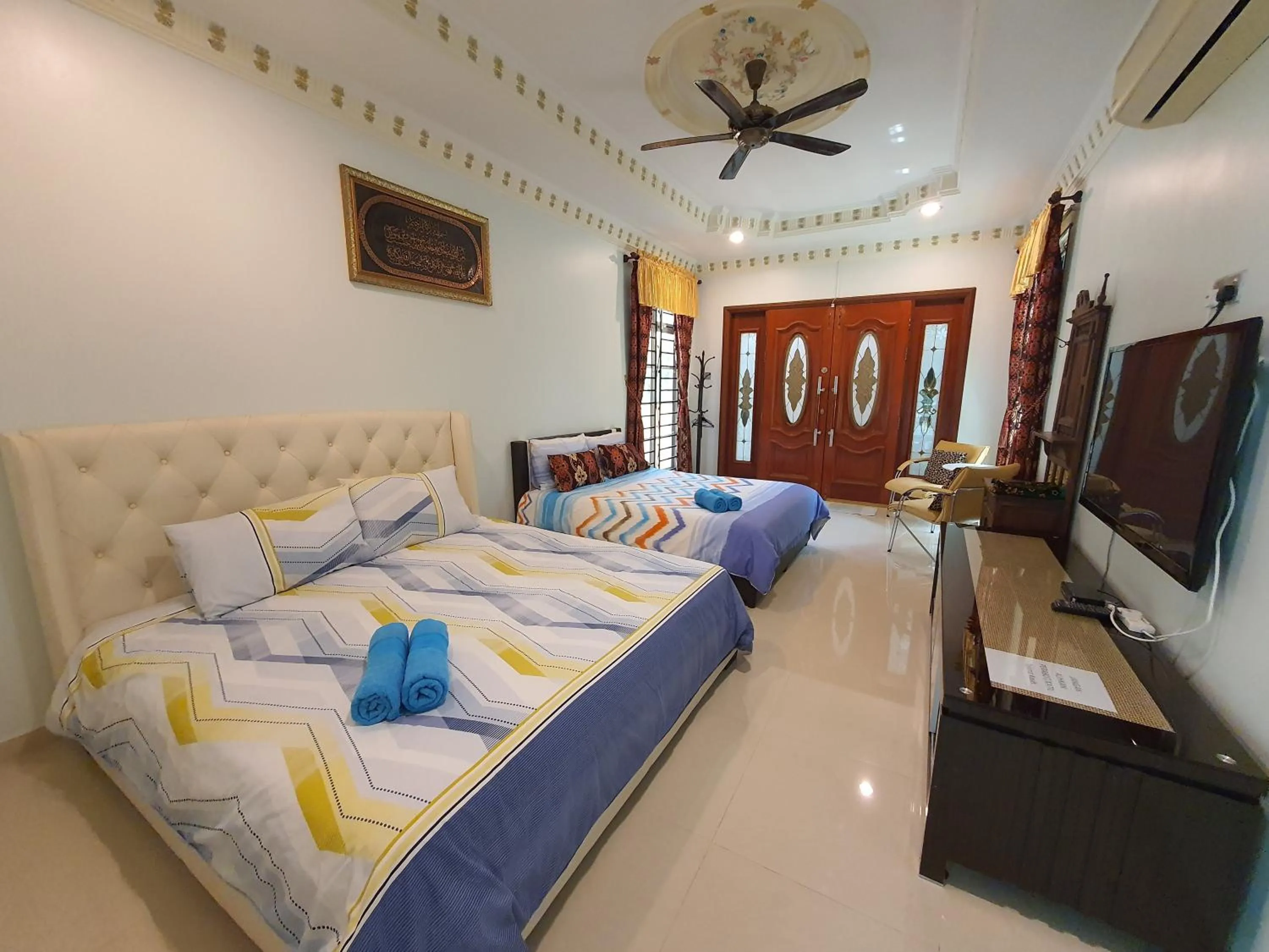 Bedroom, Bed in Villa Temila