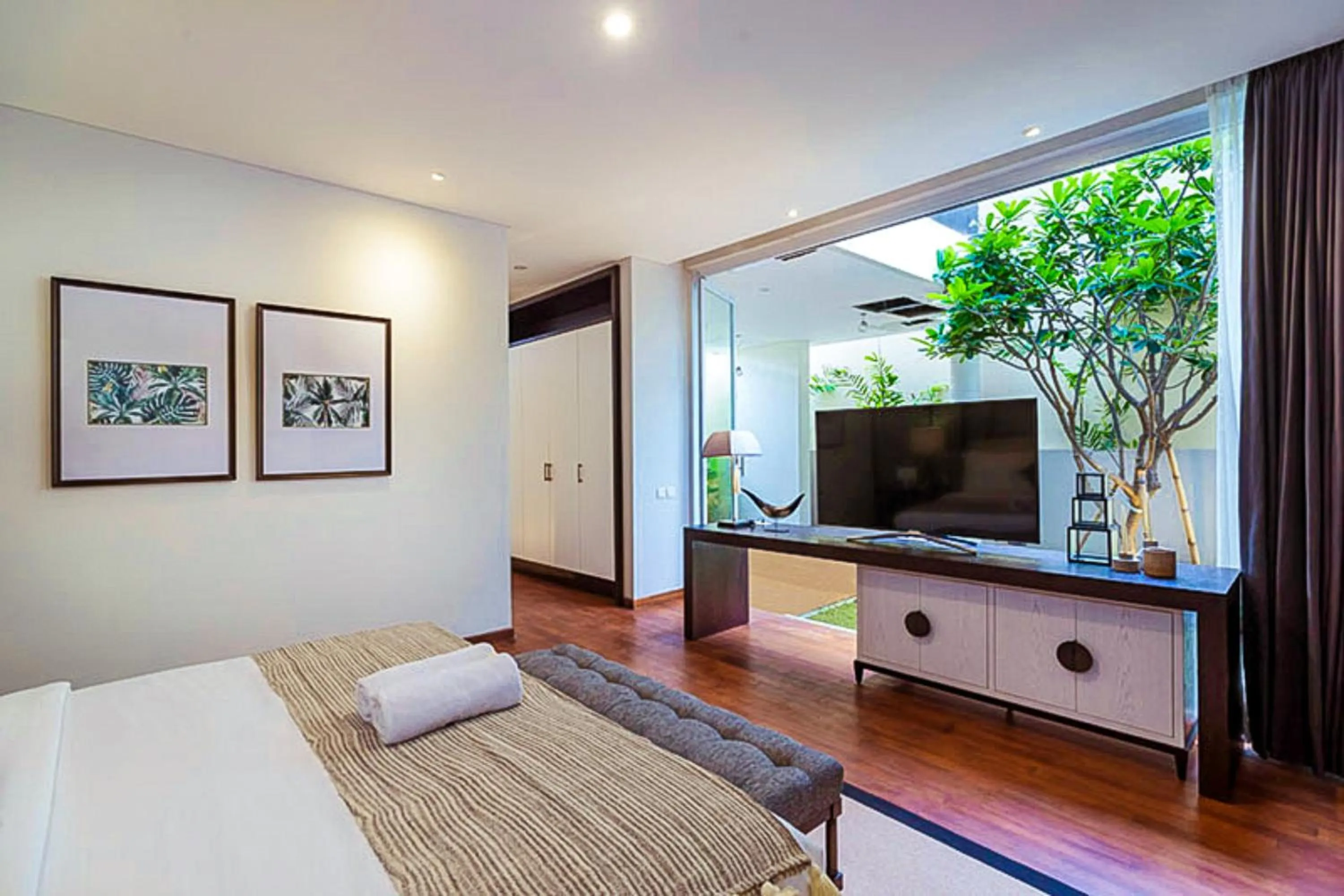 Living room, Bed in Nusa Dua Bayview Villas