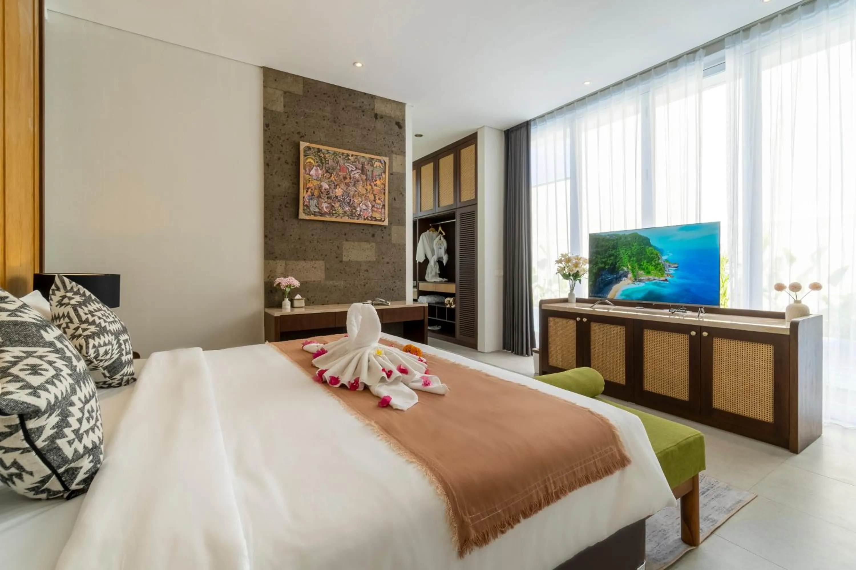 Bedroom, Bed in Nusa Dua Bayview Villas