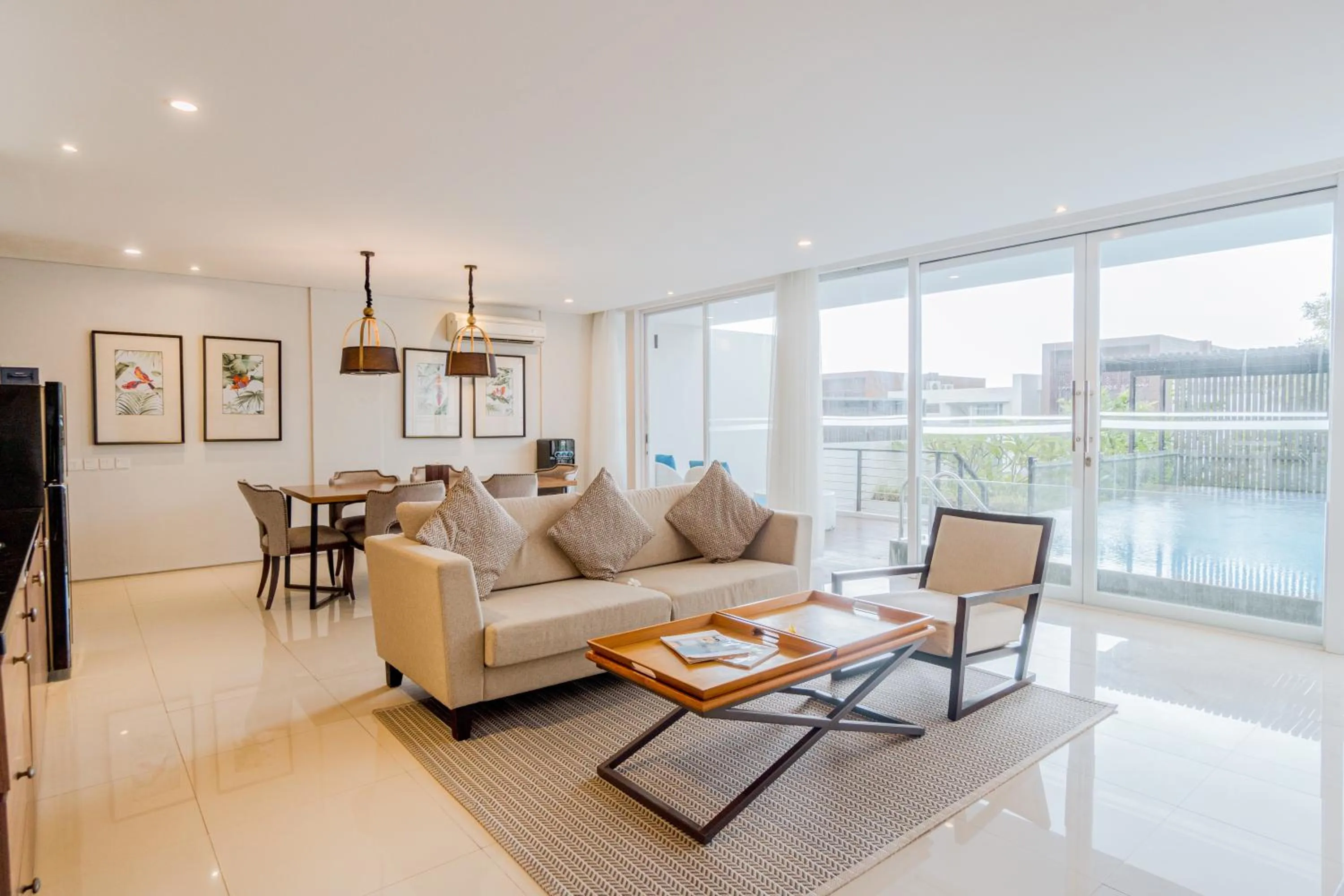 Living room in Nusa Dua Bayview Villas