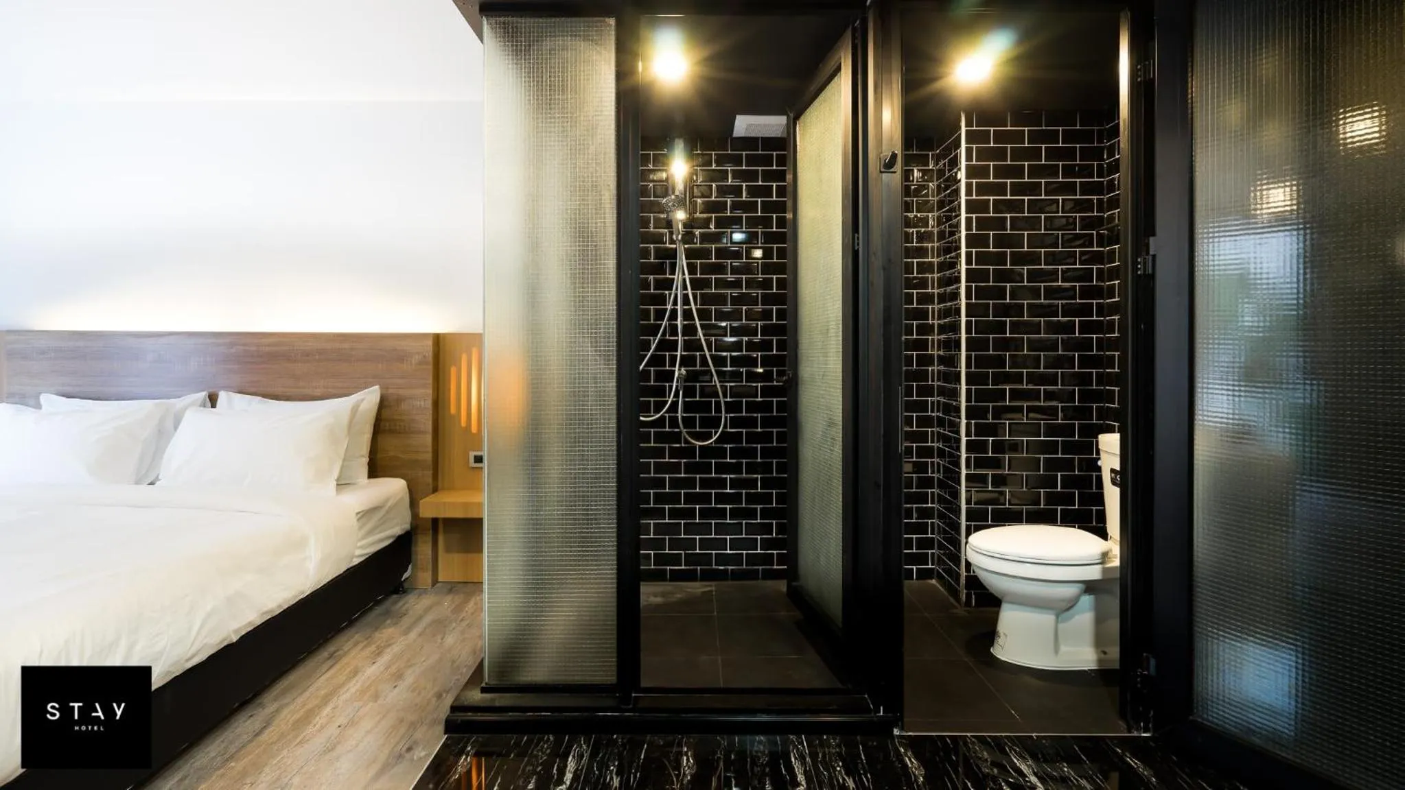 Bathroom, Bed in STAY Hotel BKK