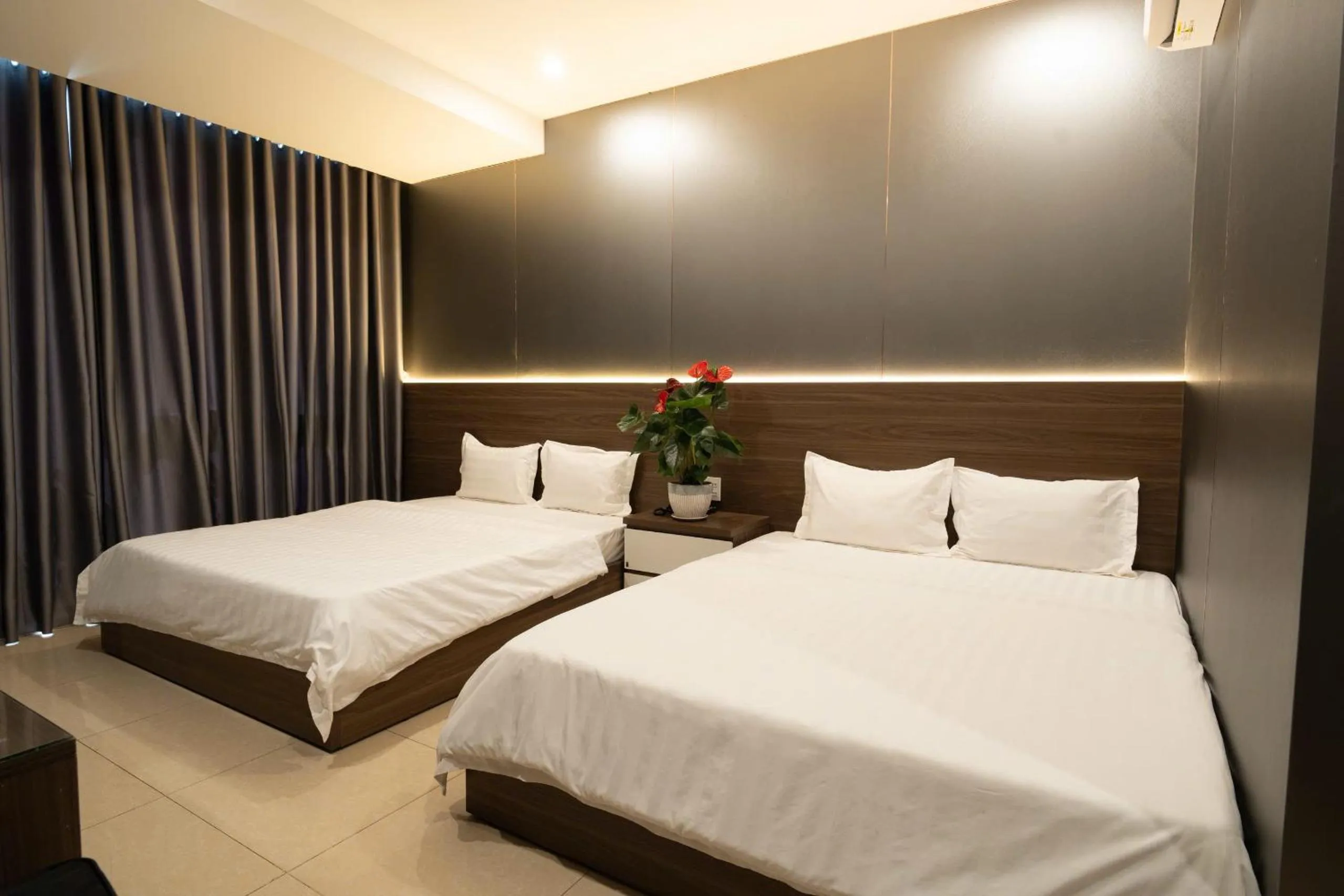 Bed in Ngoc Se Hotel