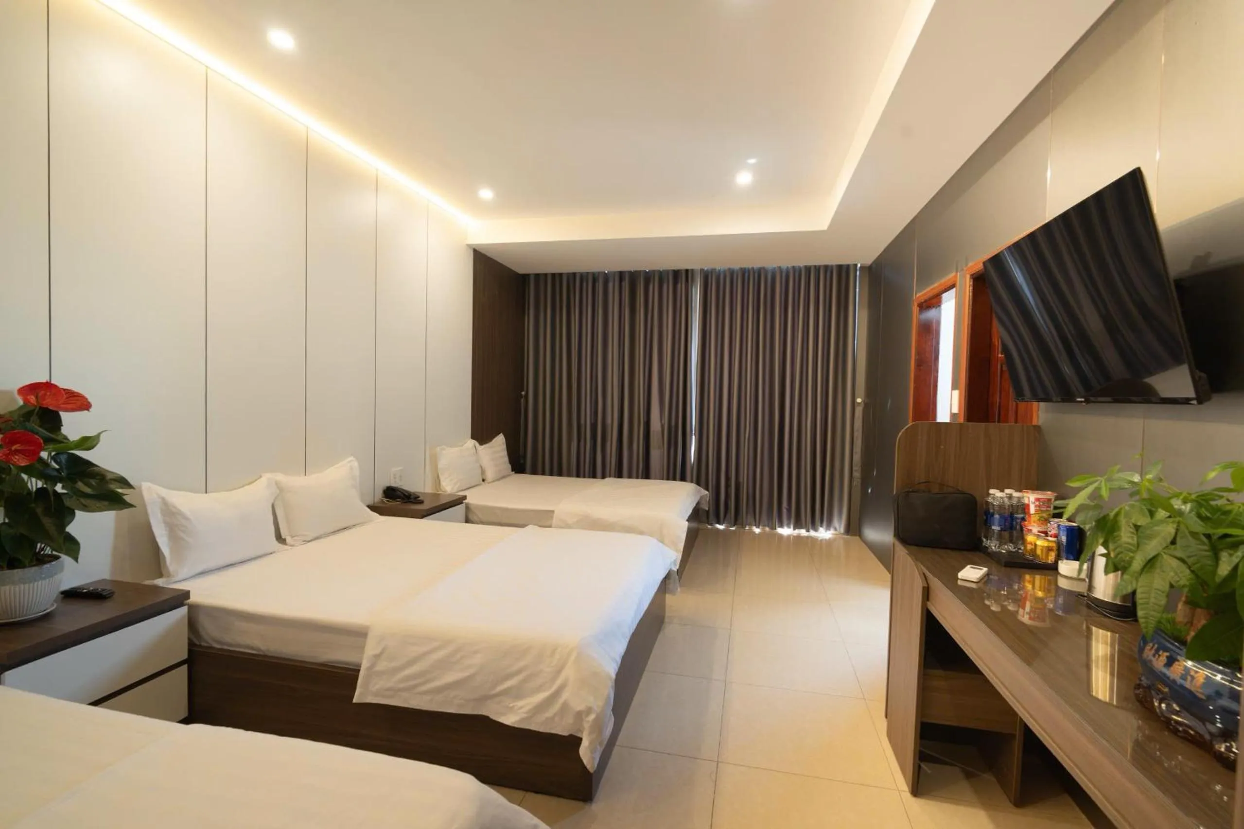 Bed in Ngoc Se Hotel