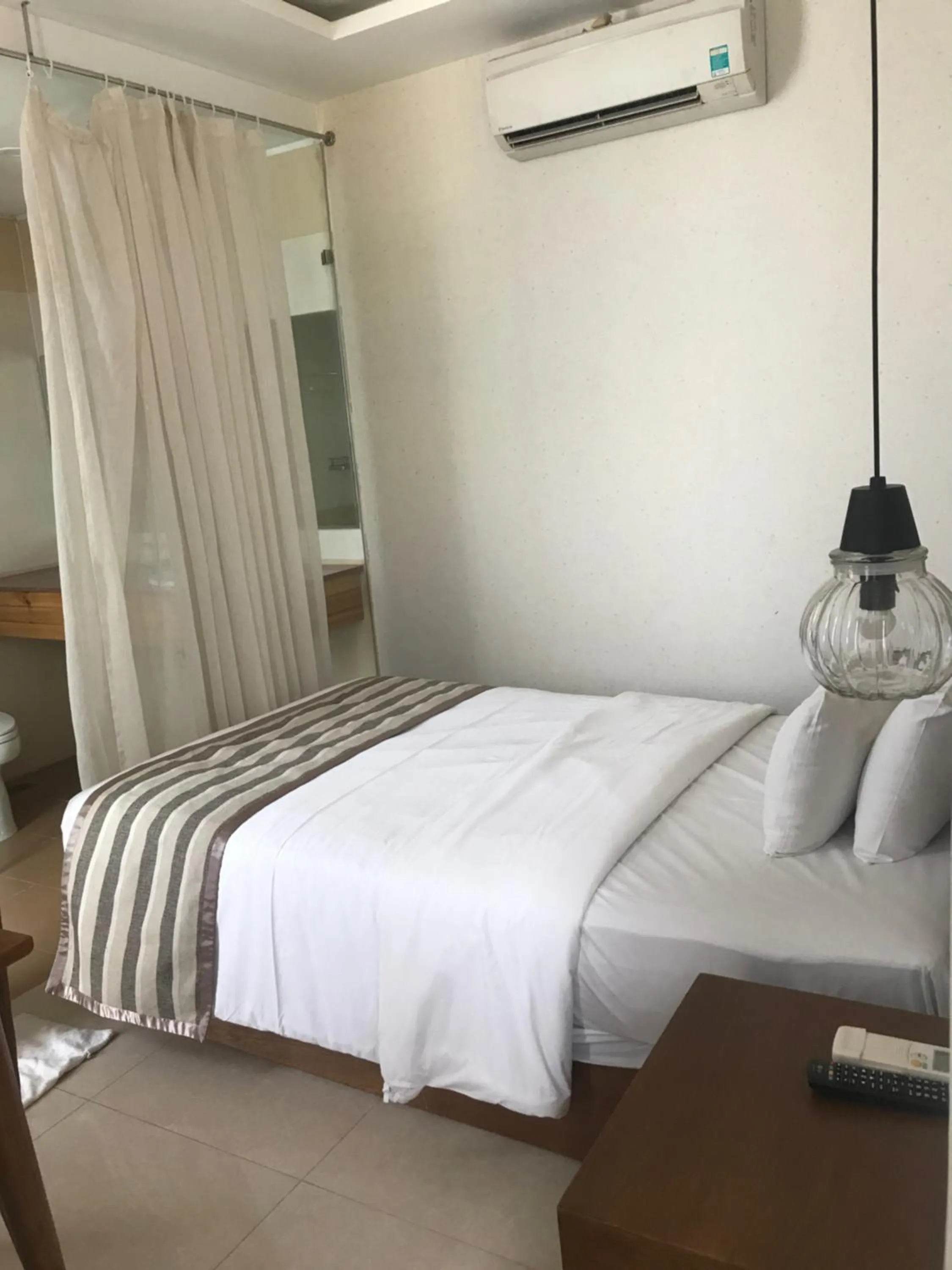 Bed in Elegant Hotel