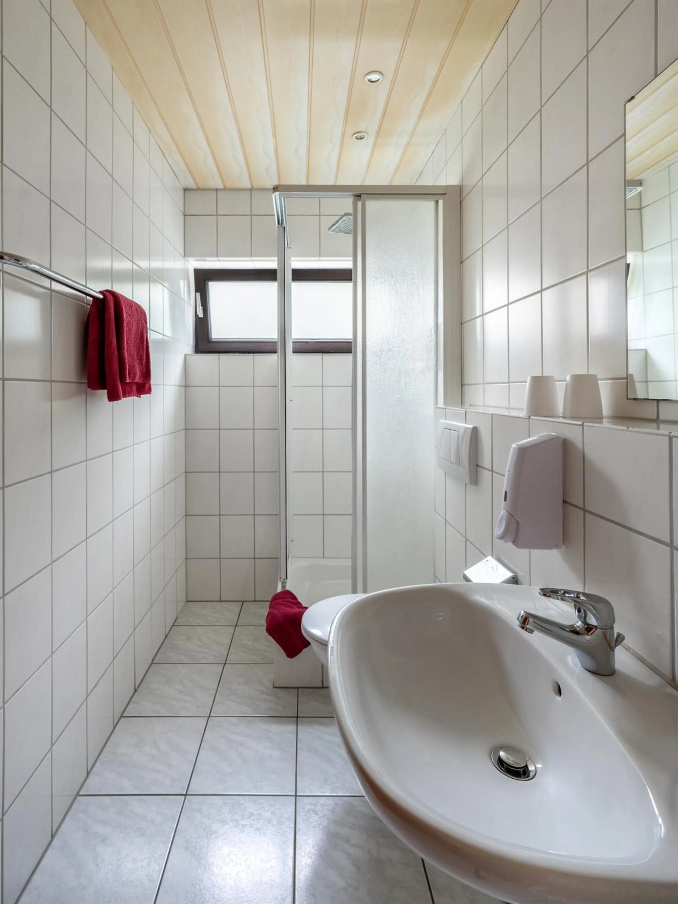 Bathroom in Hotel Häfner