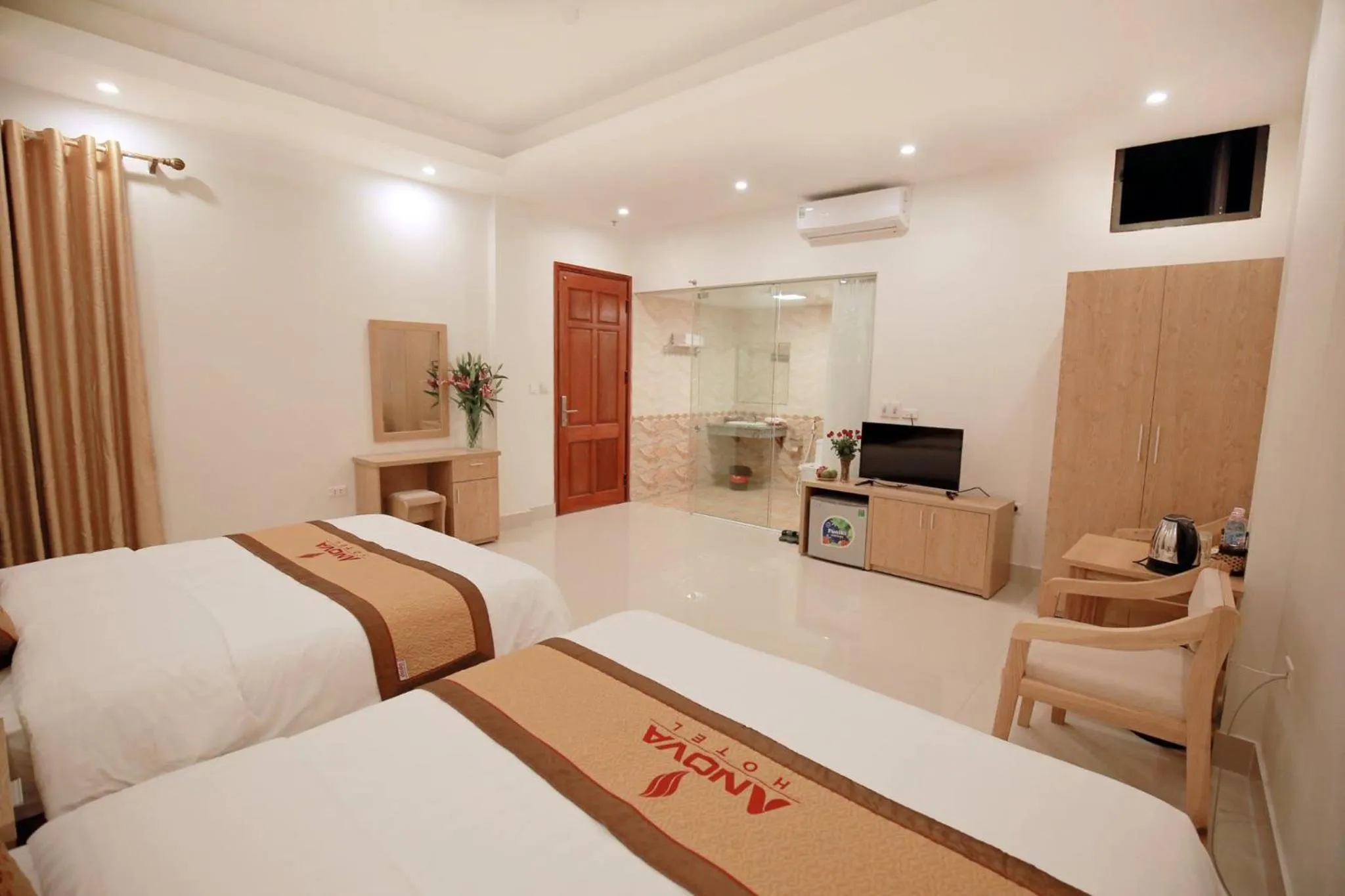 Bed in Anova Airport Hotel - Convenient & Friendly