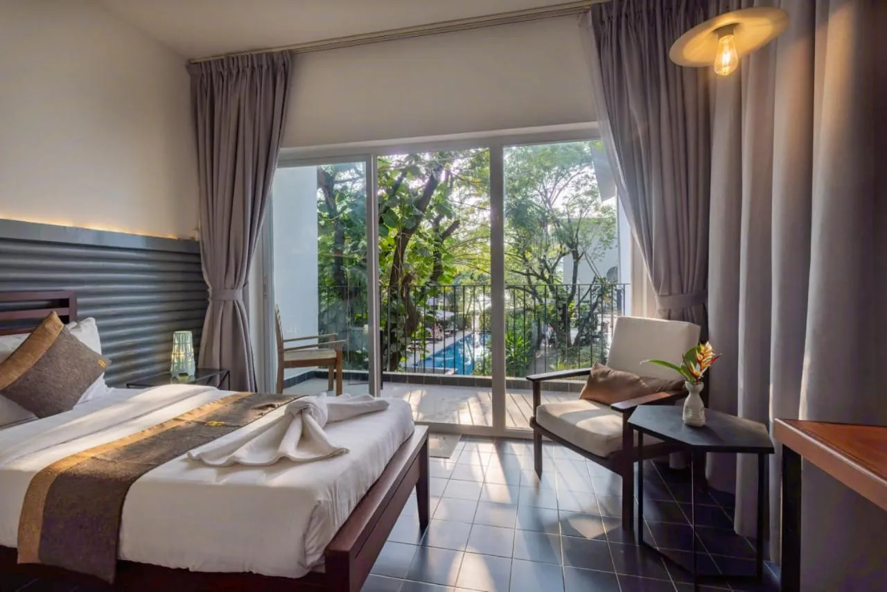 Bed in Pippali Boutique Hotel